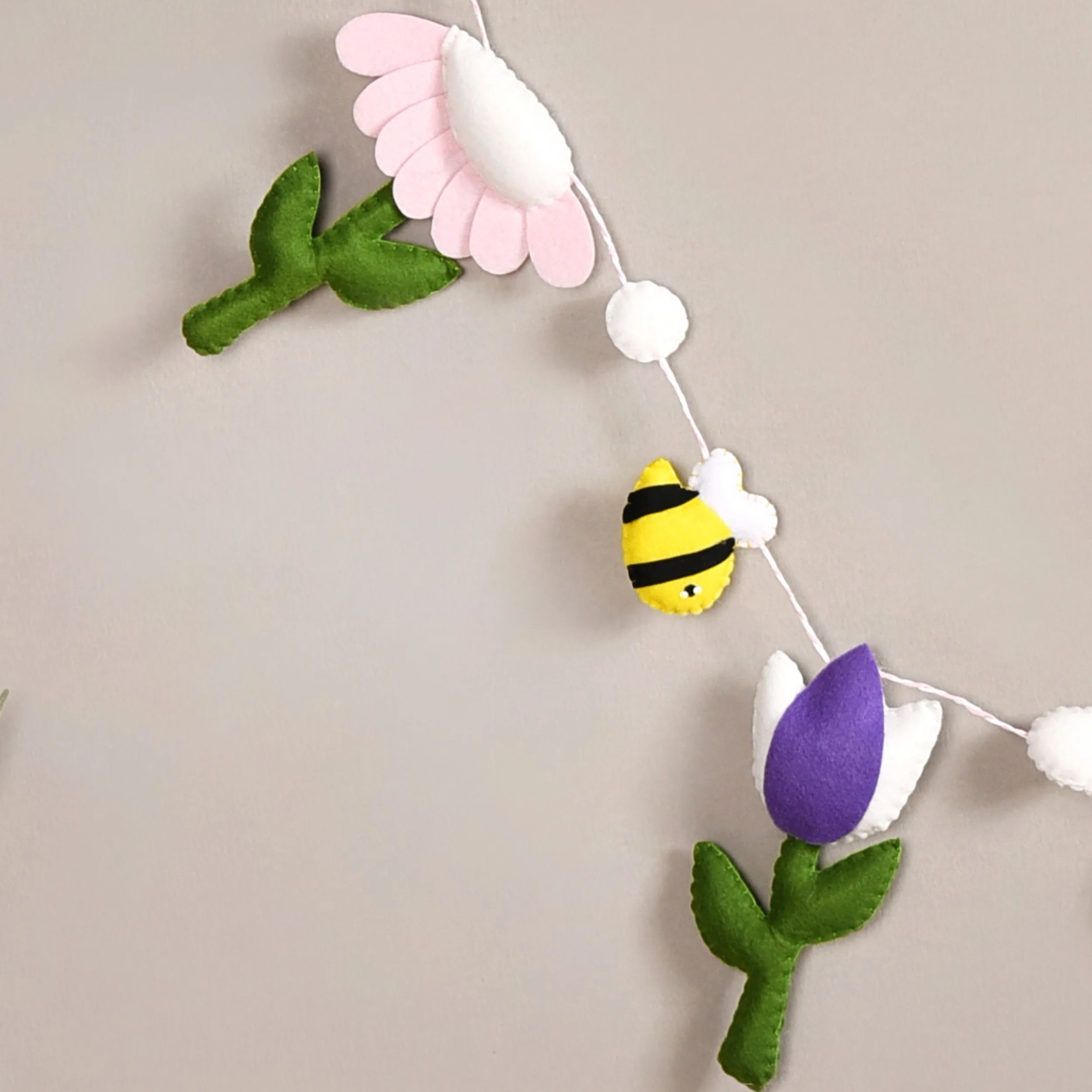 Garden Theme Bunting Wall Hanging For Nursery Room - Image 8