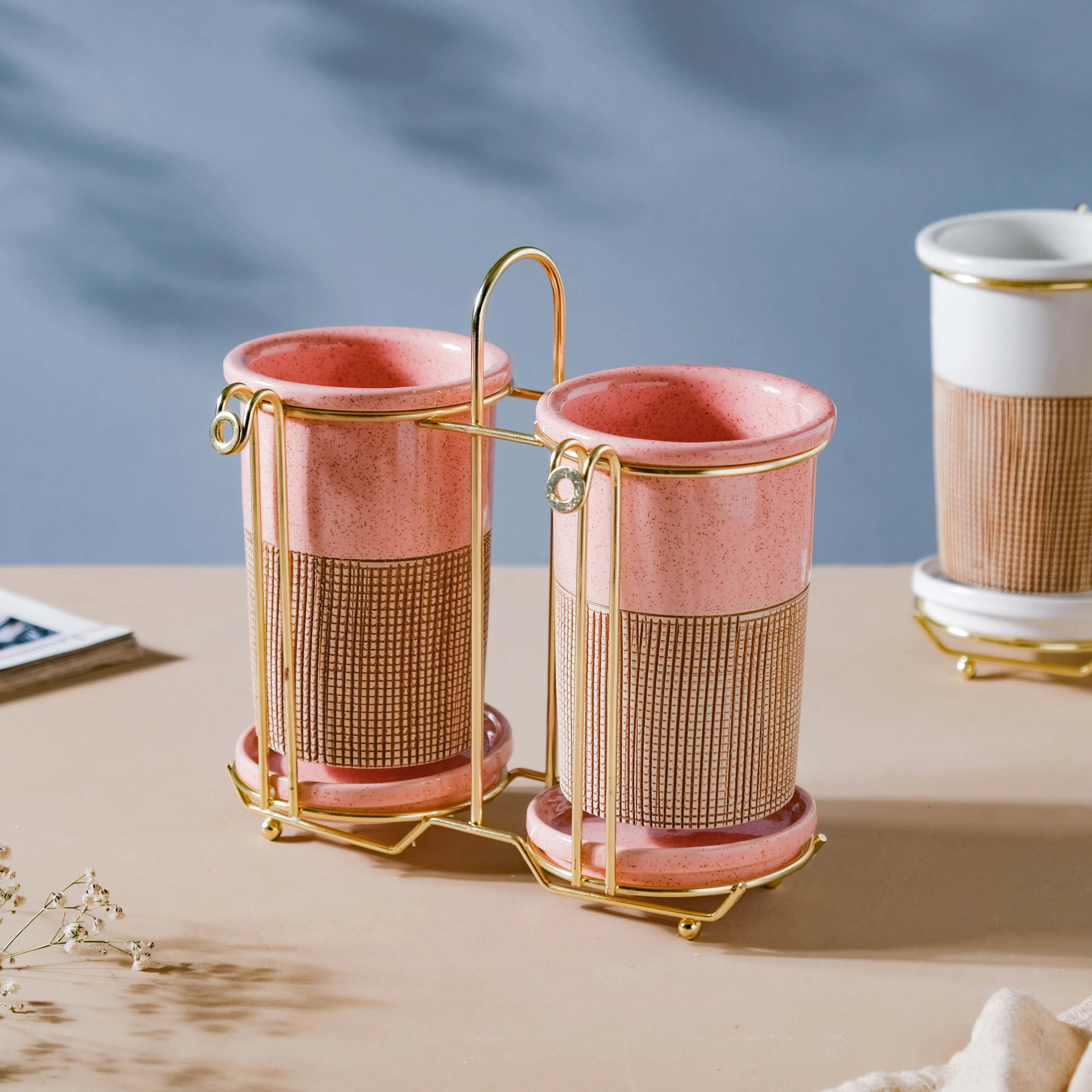 Gemini Twin Tumbler Set Of 2 Pink - Image 4