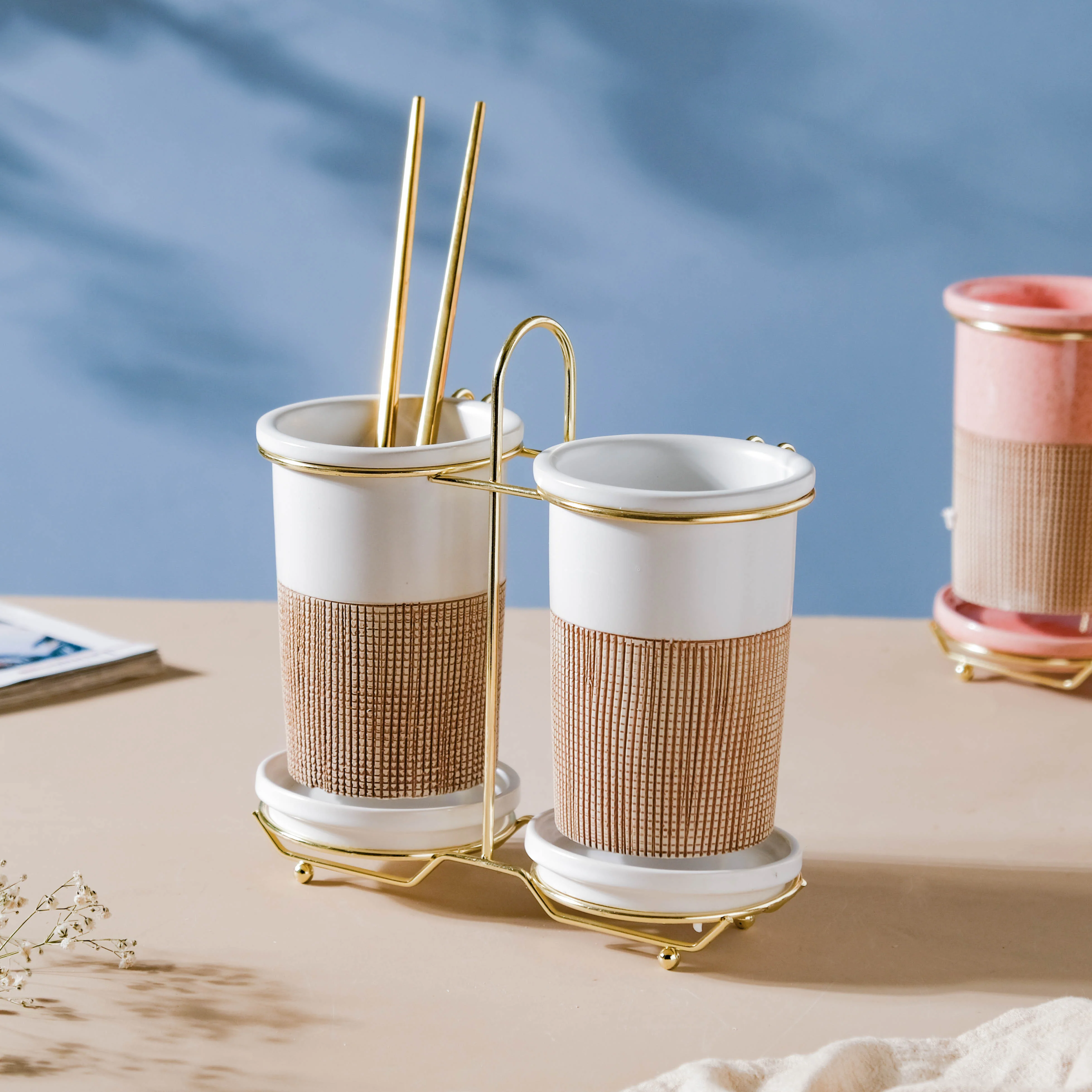 Gemini Twin Tumbler Set Of 2 White - Image 7