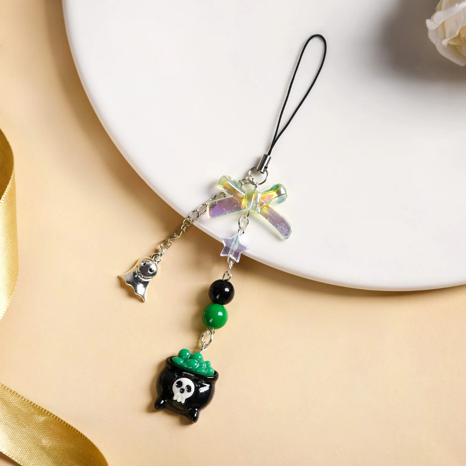 Ghost Cauldron Phone Charm - Image 8