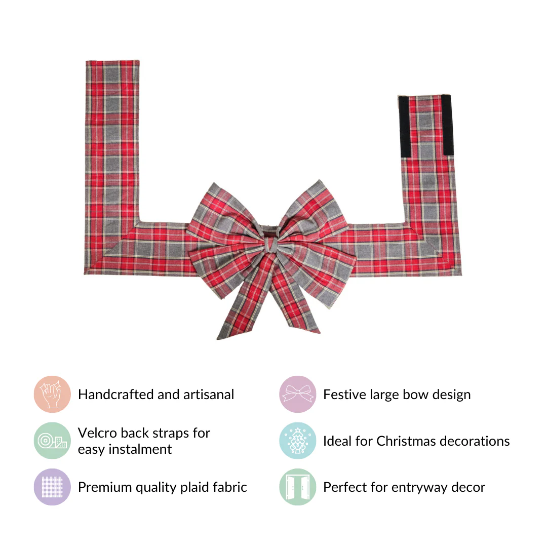 Gift Bow Festive Door Decor - Image 3