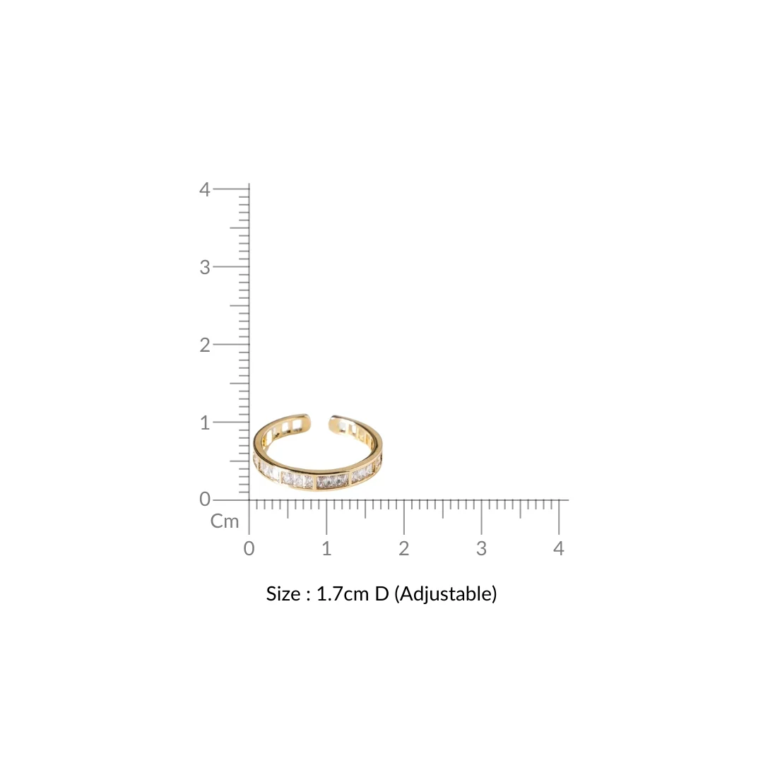 Gilded Glow Gold Luxe Ring - Image 3