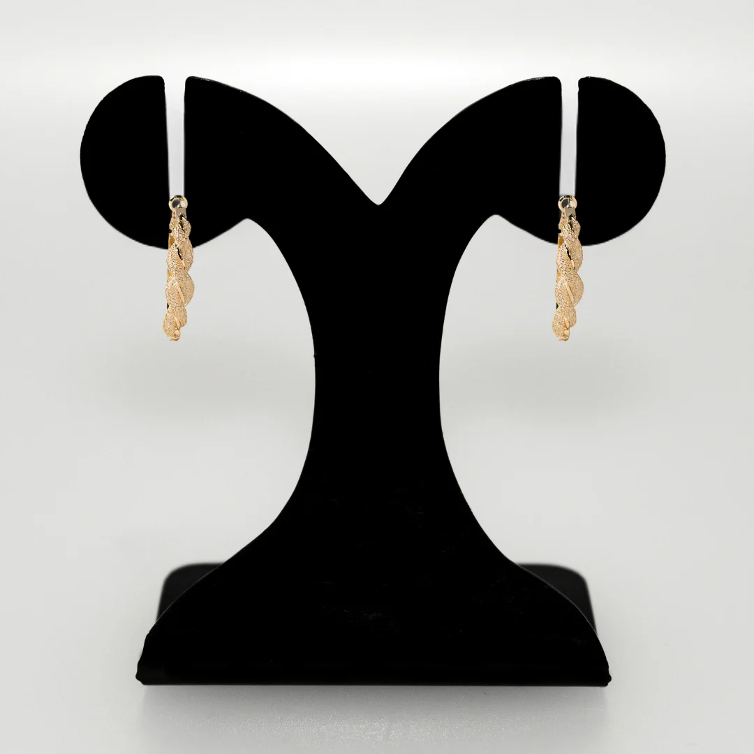 Gilded Spiral Hoops - Image 6