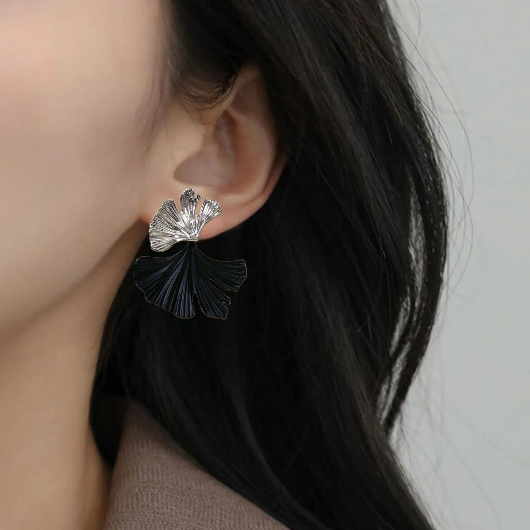 Ginkgo Foliage Earrings - Image 5
