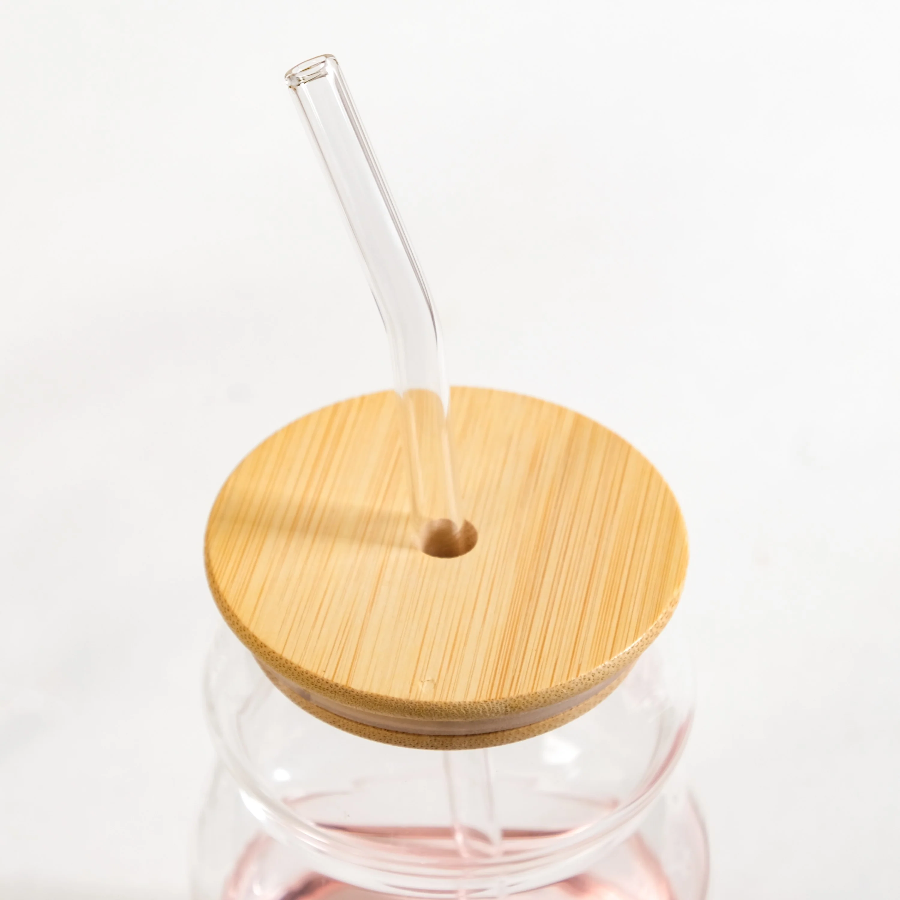 Girlie Butterfly Glass Tumbler With Straw Set Of 2 500ml - Image 8