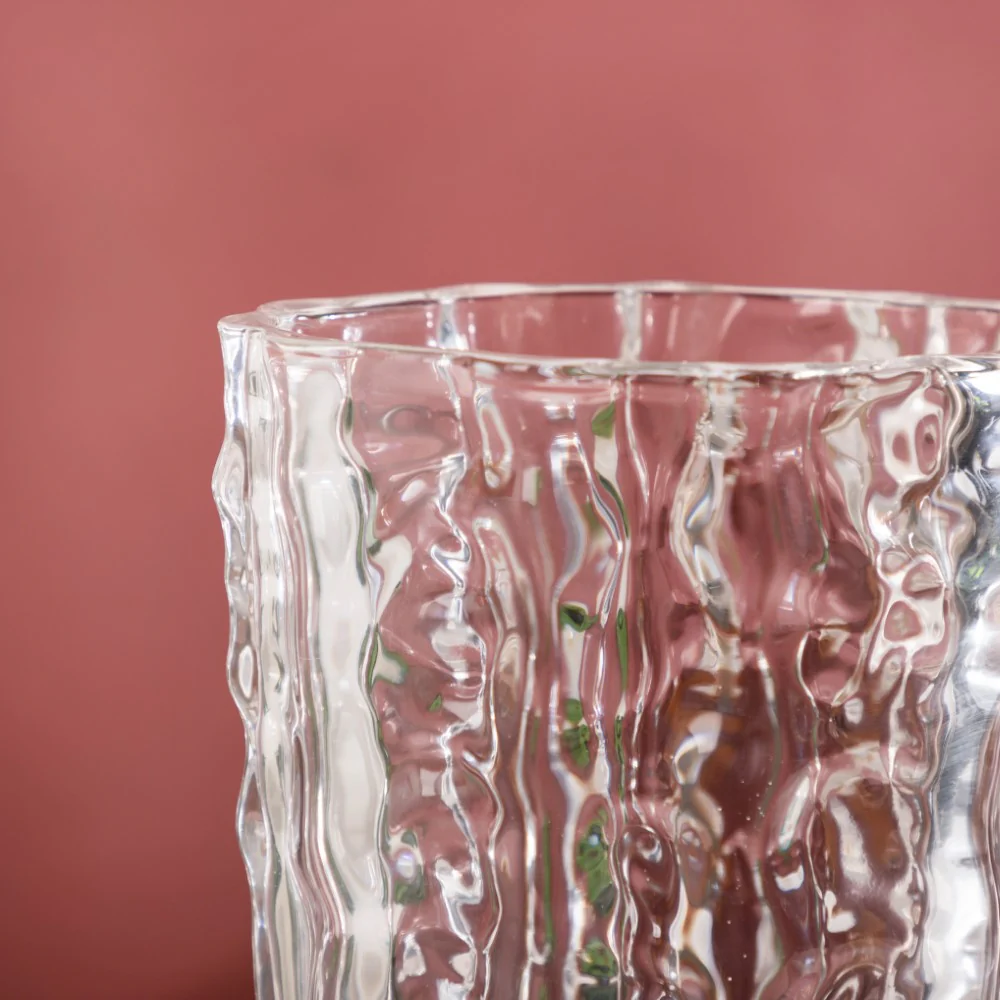 Glacier Glass Vase 11 Inch - Image 6