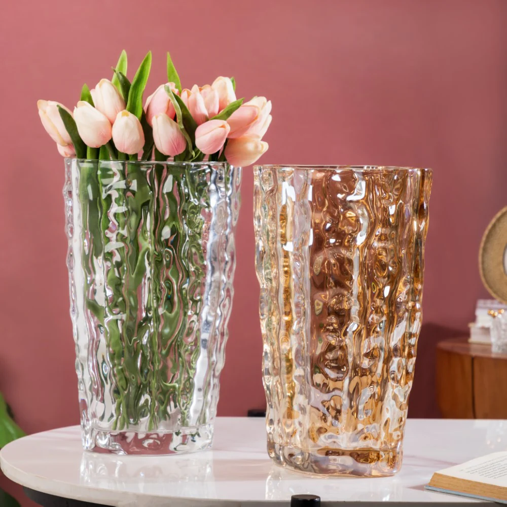 Glacier Glass Vase 11 Inch - Image 7