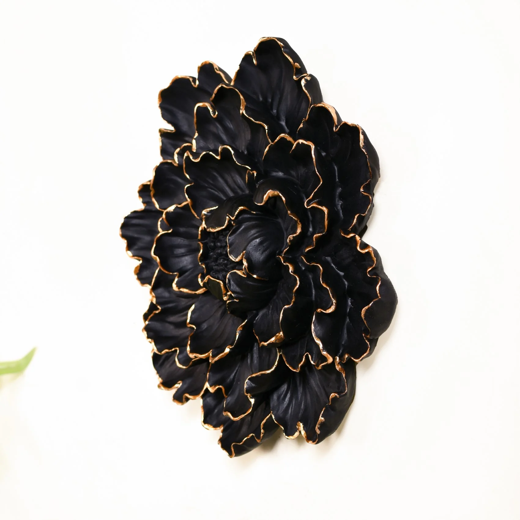 Glam Black Flower Wall Decor For Living Room - Image 7
