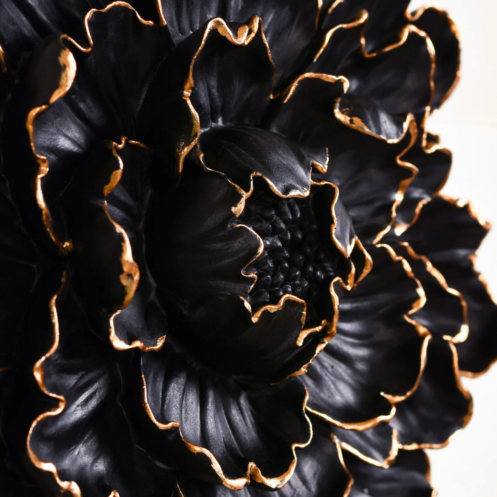 Glam Black Flower Wall Decor For Living Room - Image 8