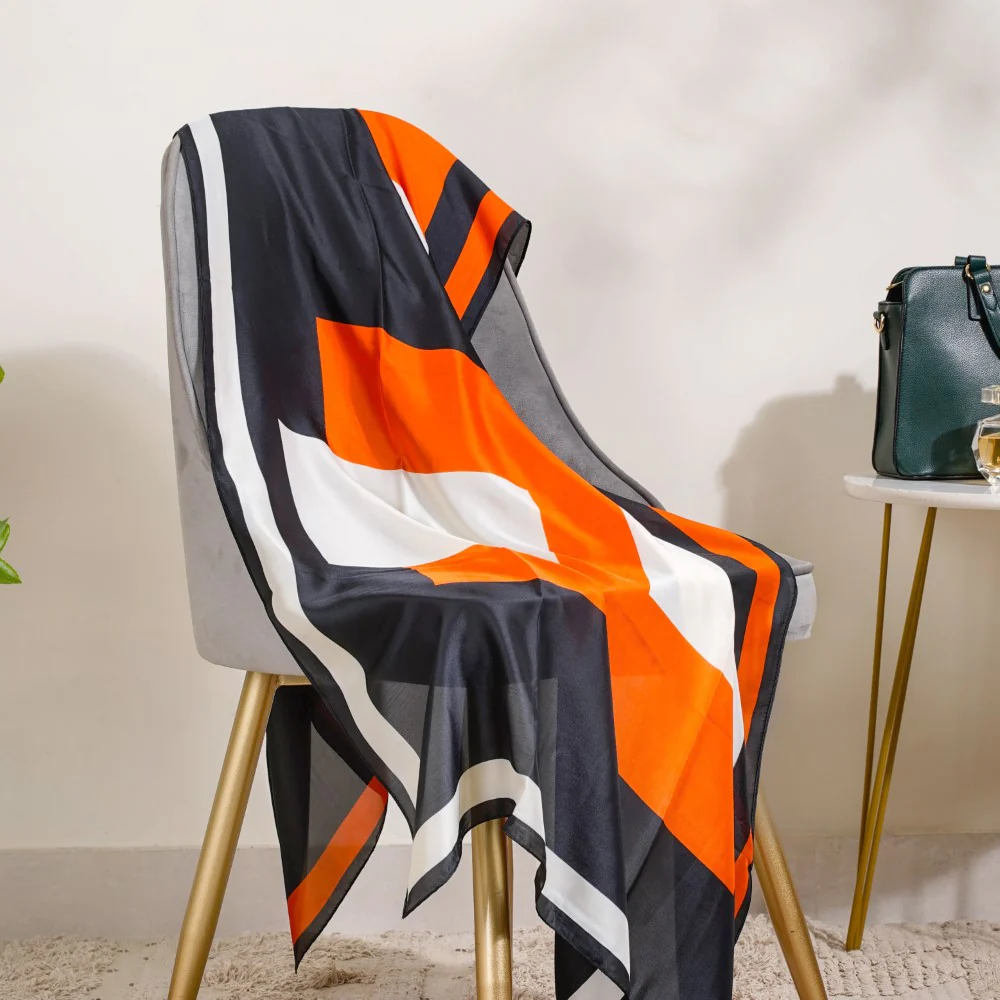 Glam Colour Block Neck Scarf - Image 3