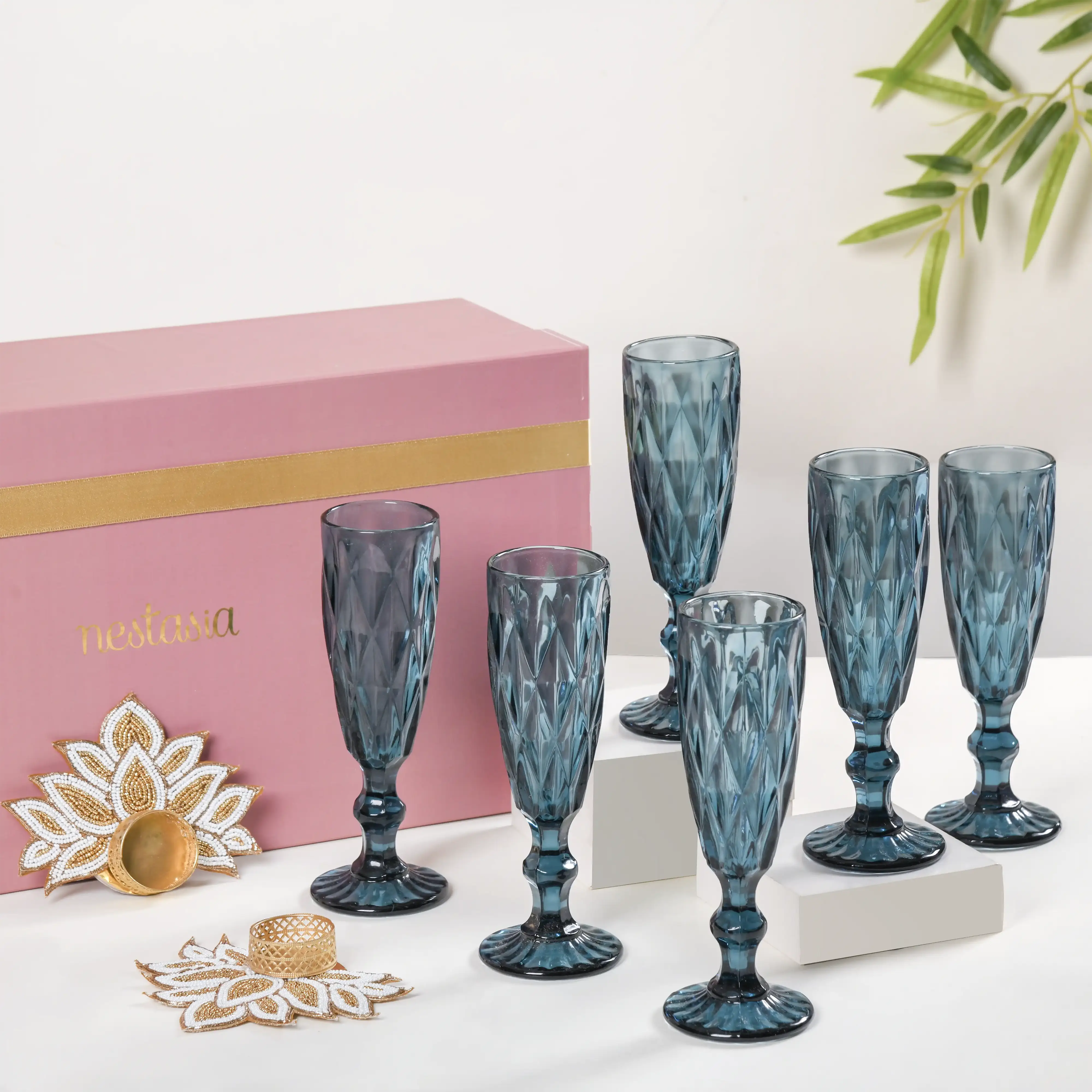 Glam Glassware Gift Hamper Set of 4