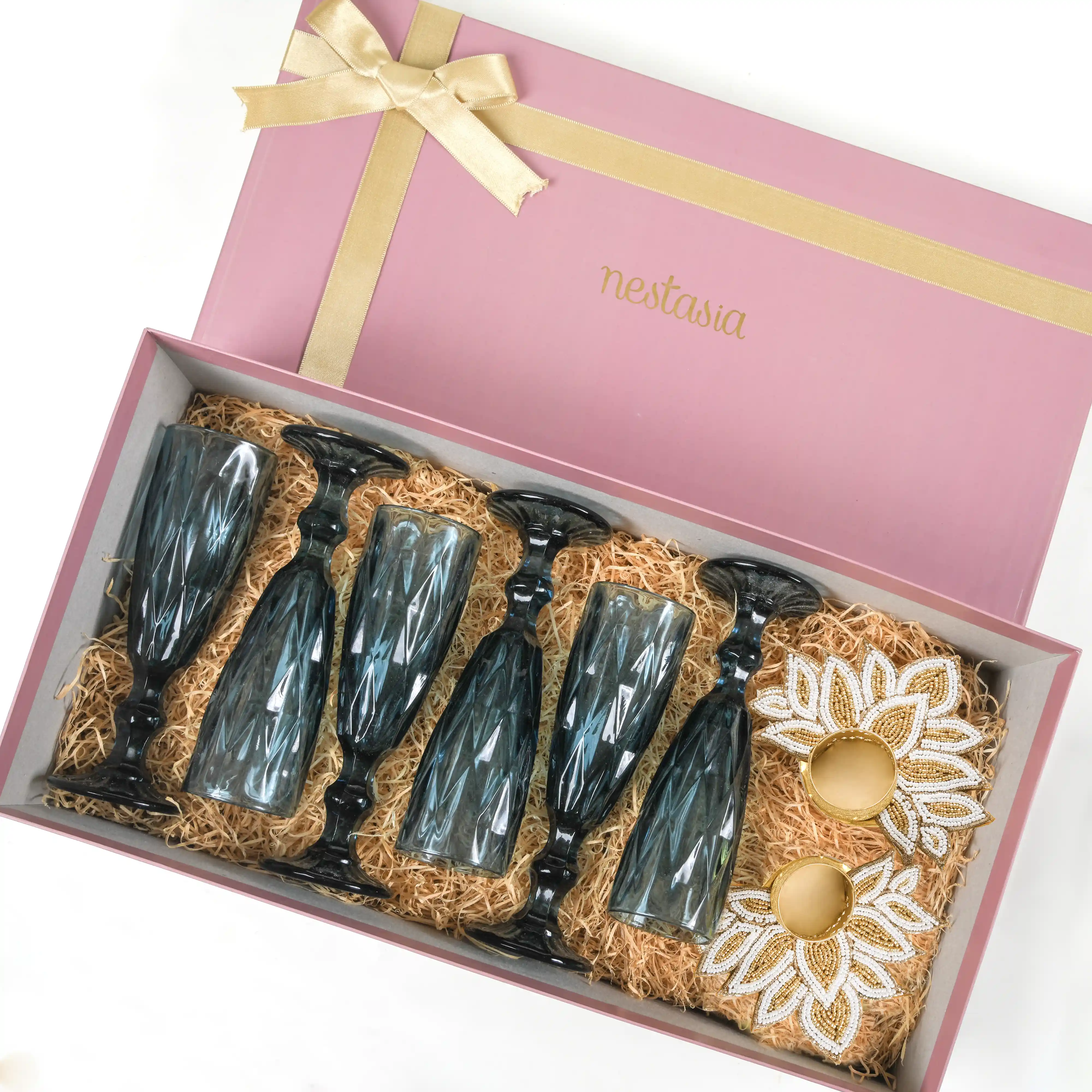 Glam Glassware Gift Hamper Set of 4 - Image 2