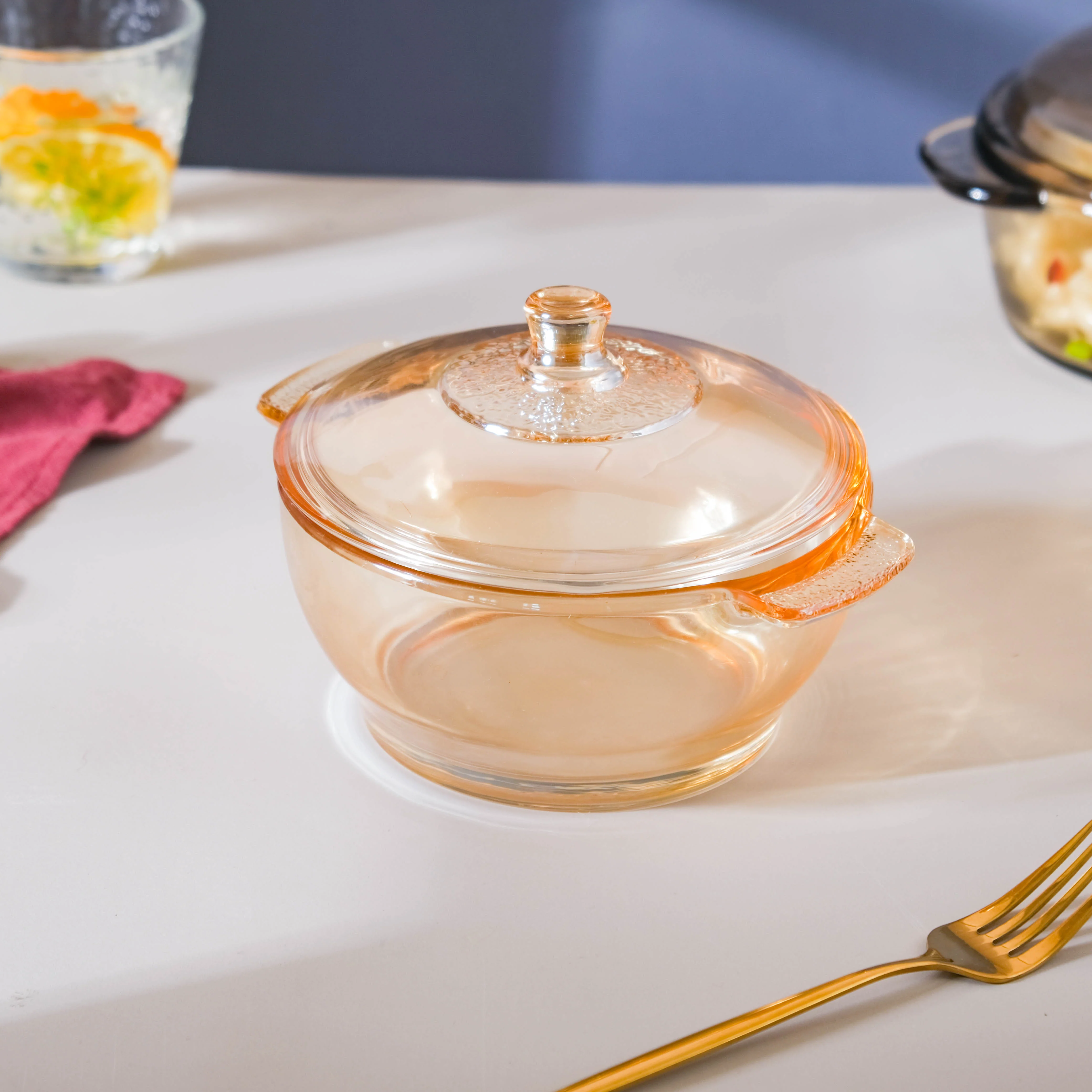 Glass Bowl With Lid - Image 17