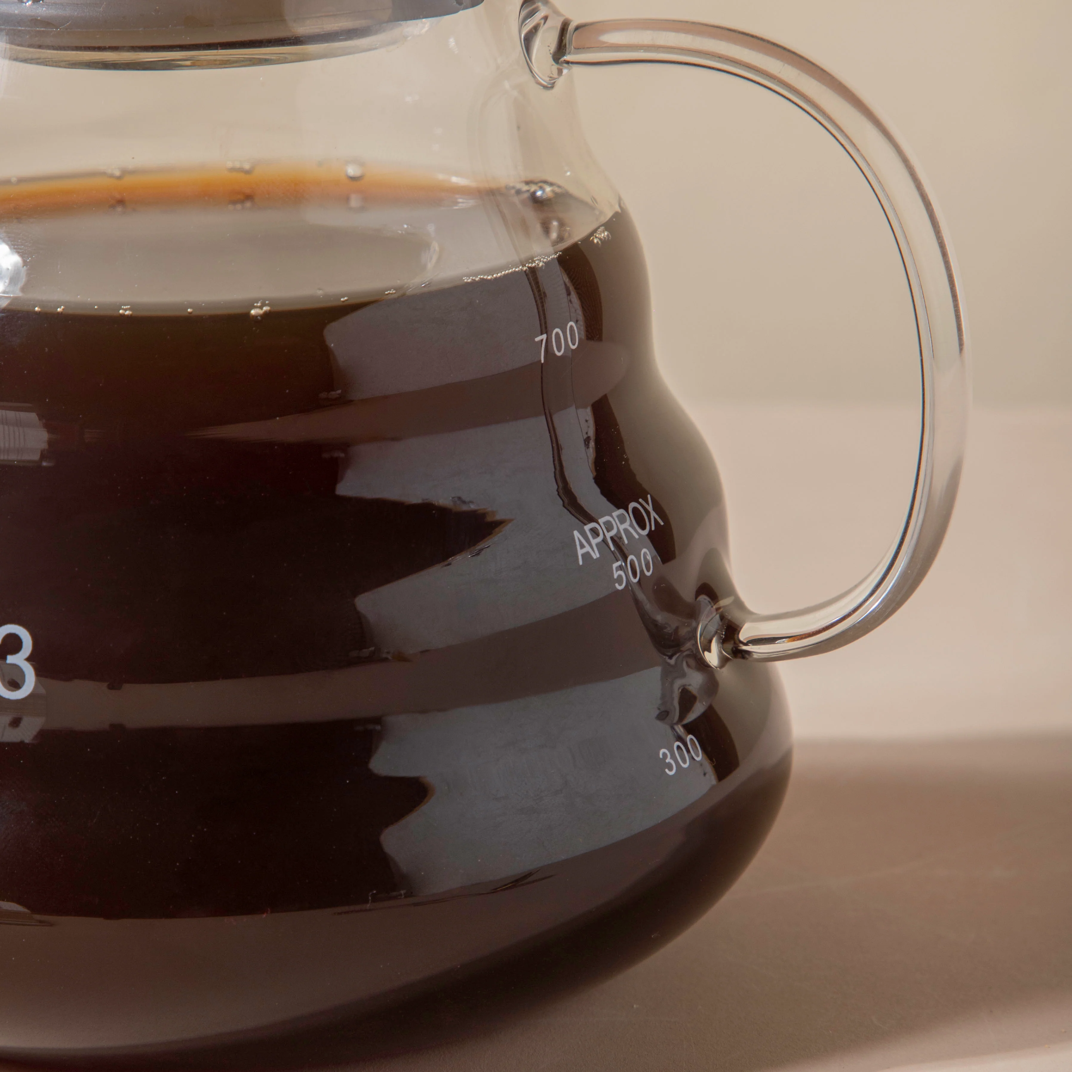 Glass Coffee Server With Lid Large - Image 4
