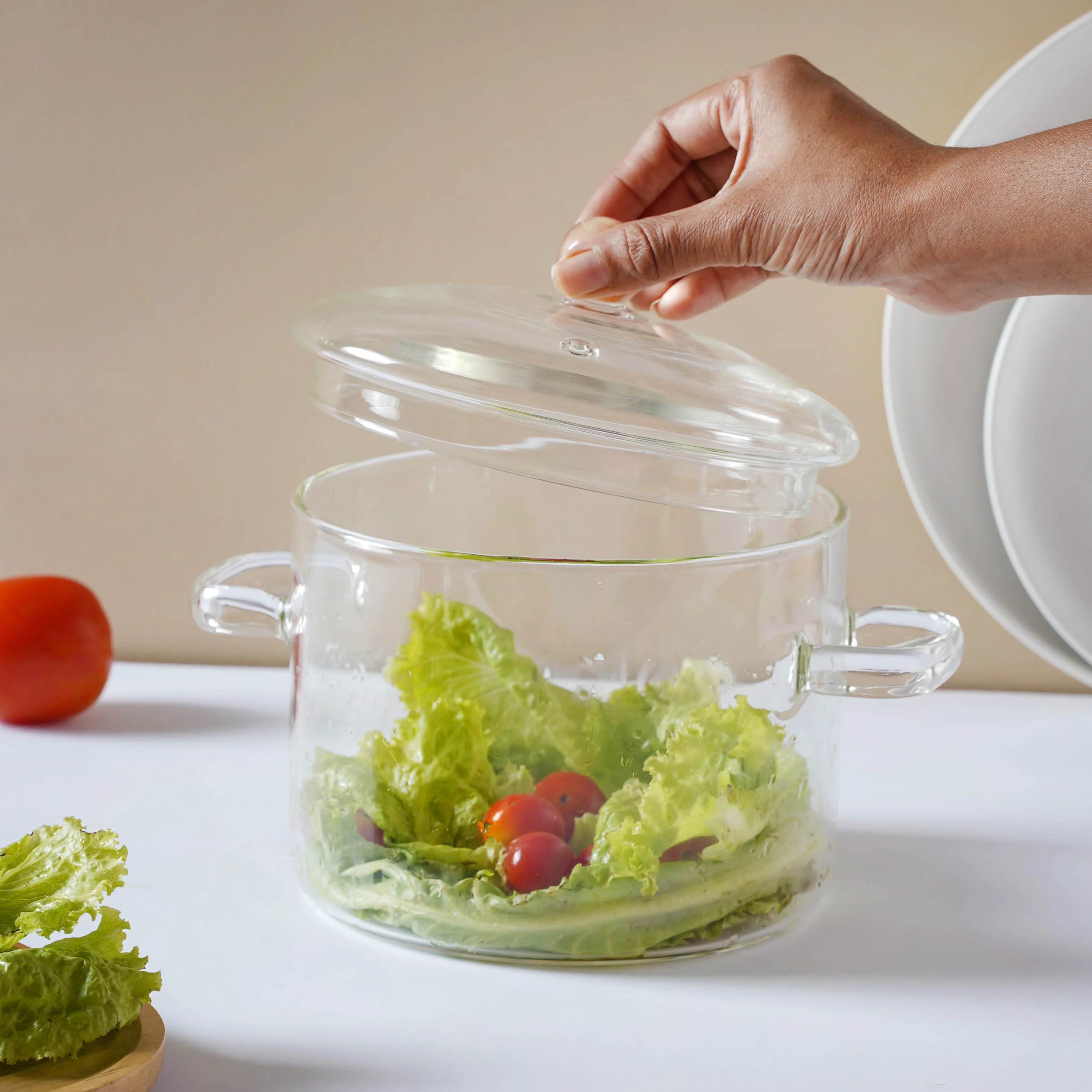 Glass Curry Pot 1500ml - Image 8