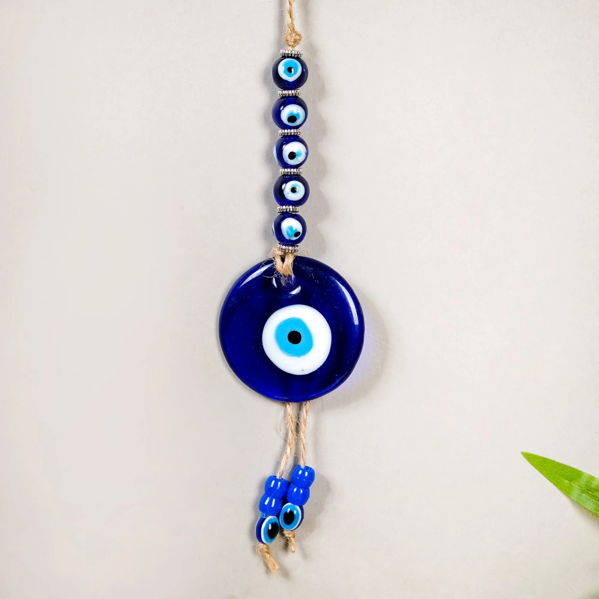 Glass Evil Eye Pendant Wall Hanging - Image 3