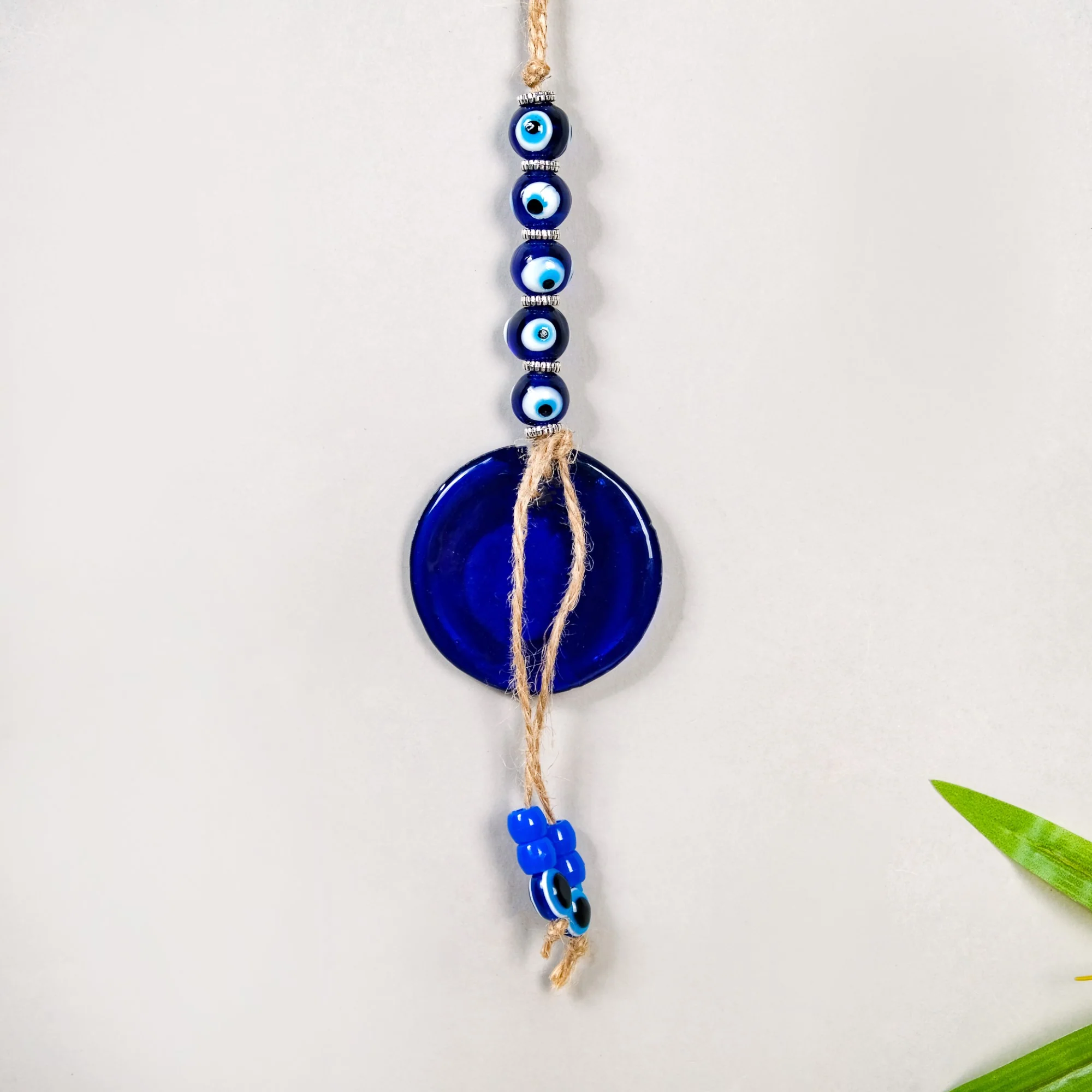 Glass Evil Eye Pendant Wall Hanging - Image 5