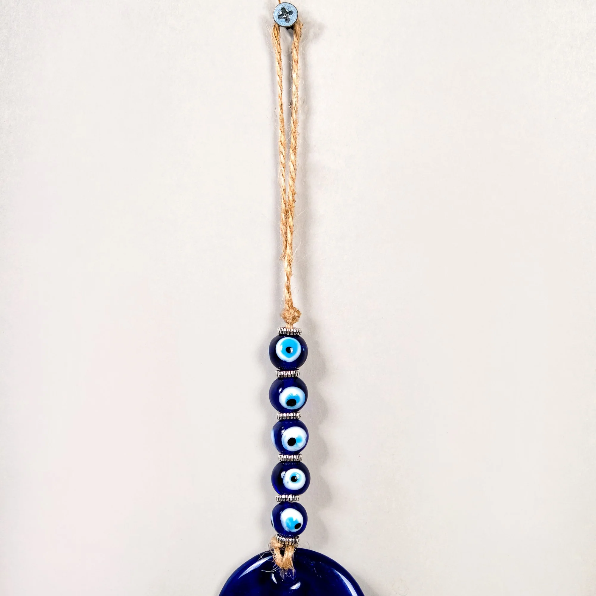 Glass Evil Eye Pendant Wall Hanging - Image 6