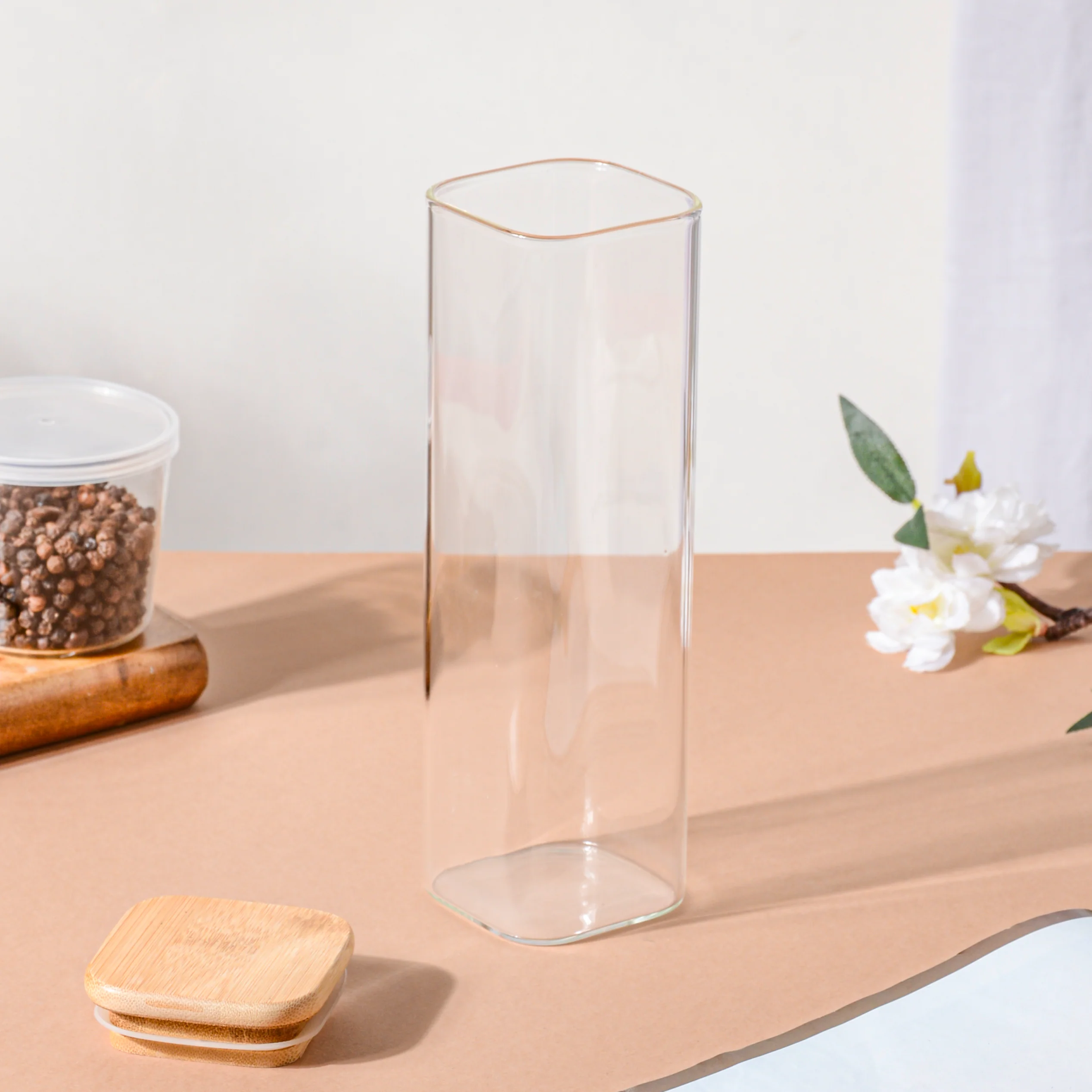Glass Jar With Lid - Image 3