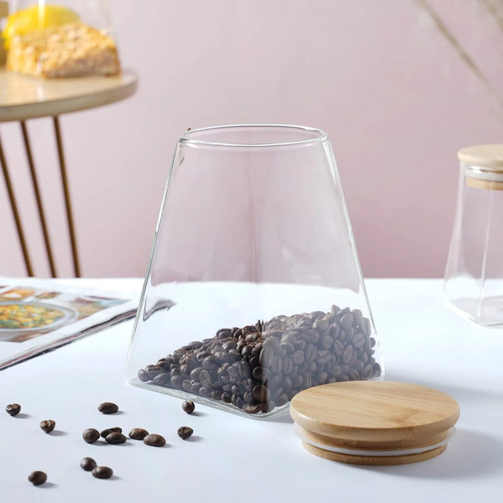 Glass Jar With Wooden Lid - Extra Large - Image 7