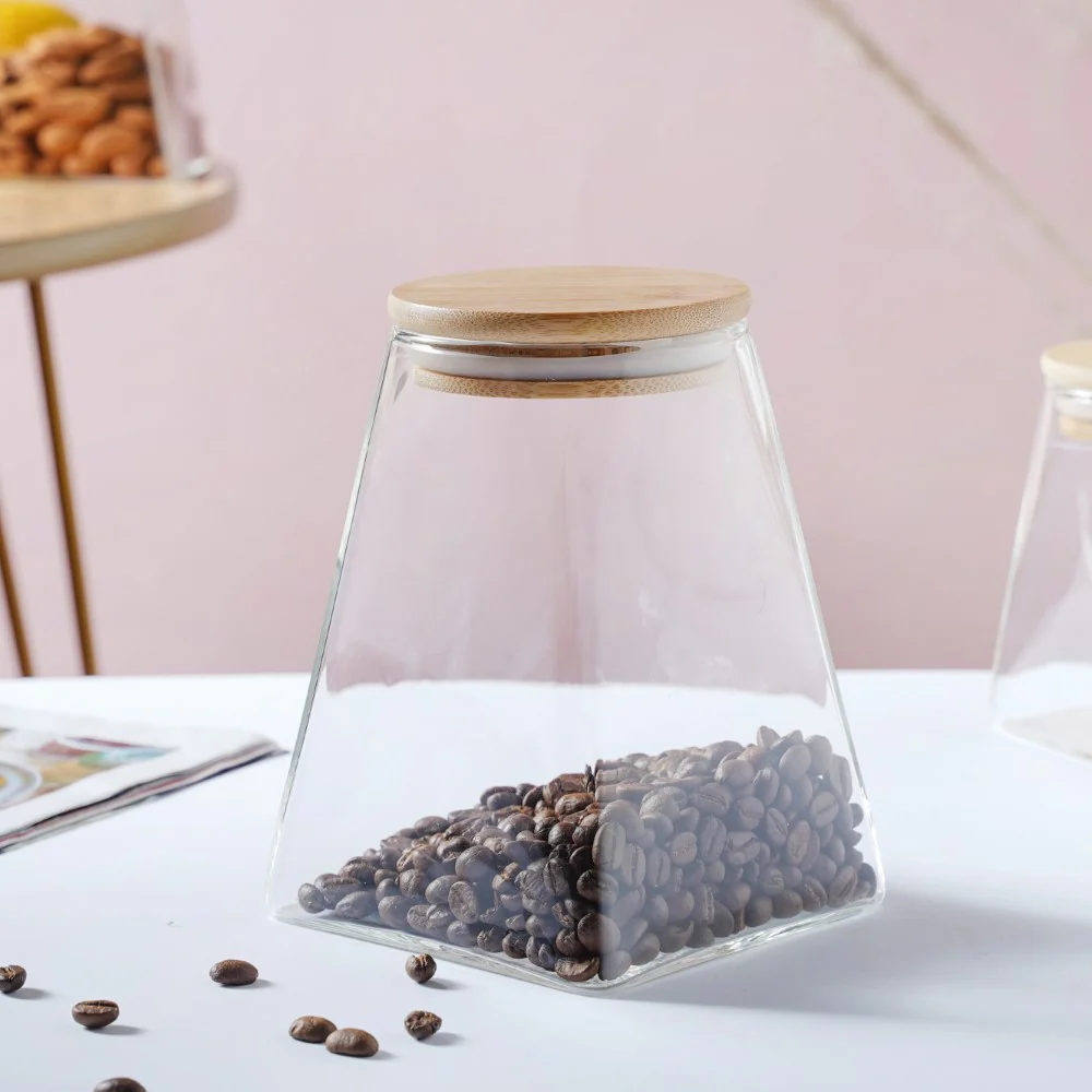Glass Jar With Wooden Lid - Extra Large - Image 8