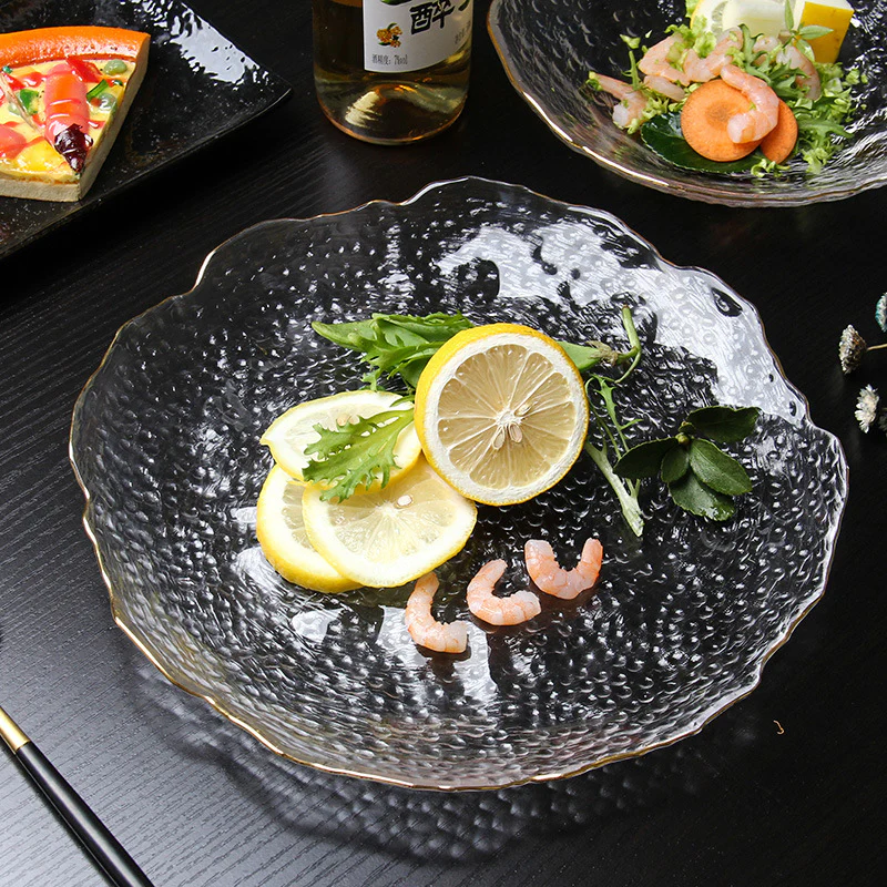 Glass Plate and Bowl Set of 3 - Image 11