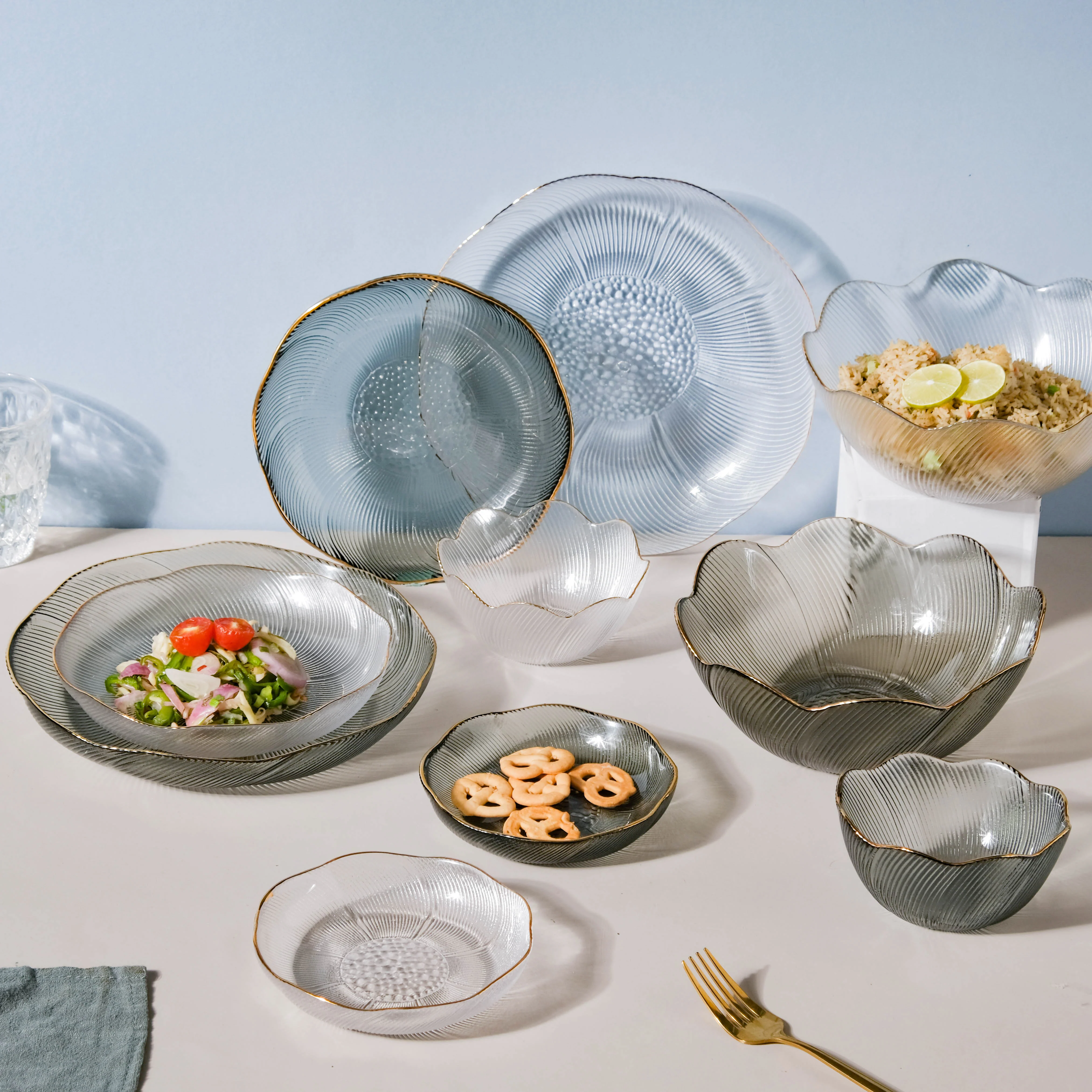 Glass Salad Plate - Image 9