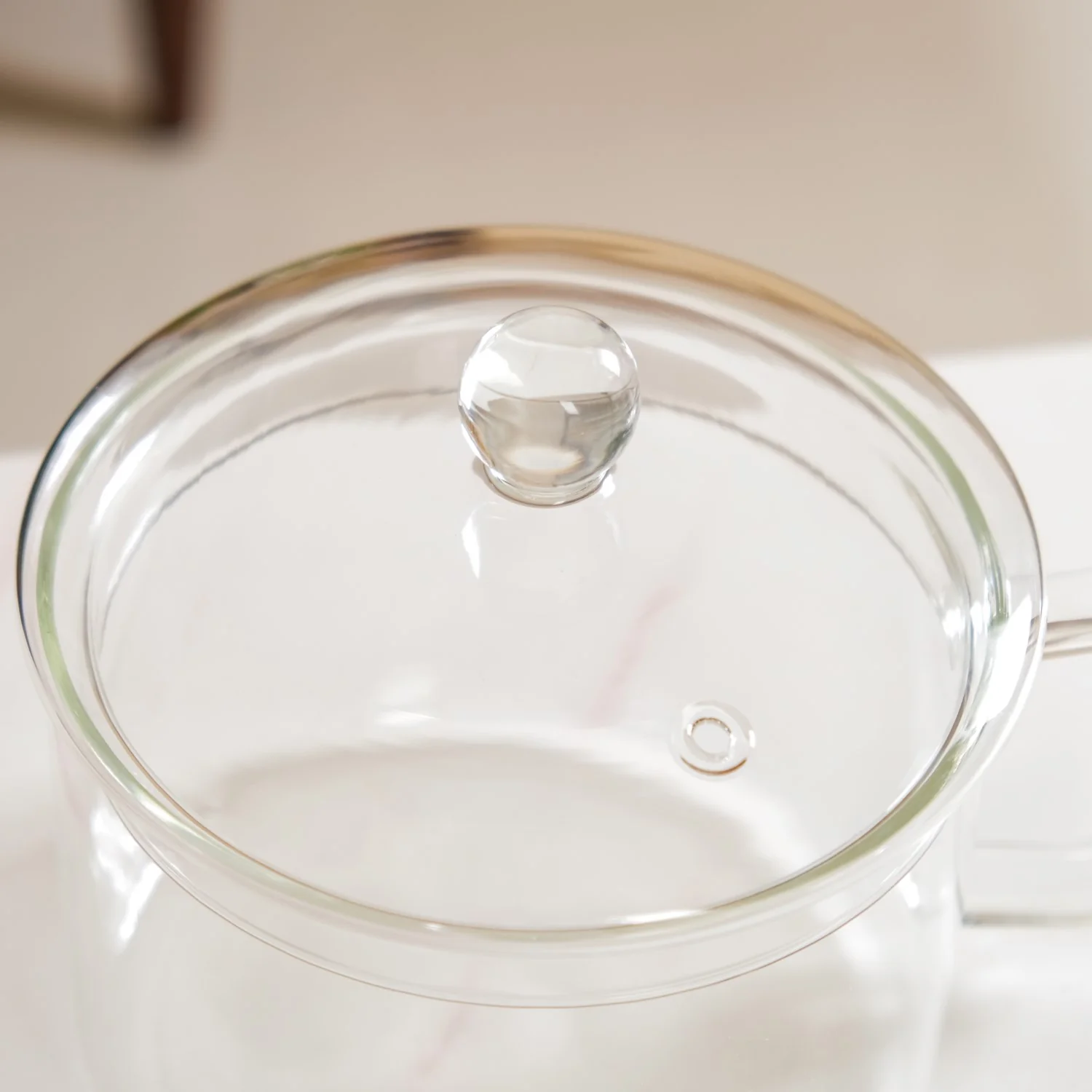 Glass Cooking Pot With Handle 1700ml - Image 4