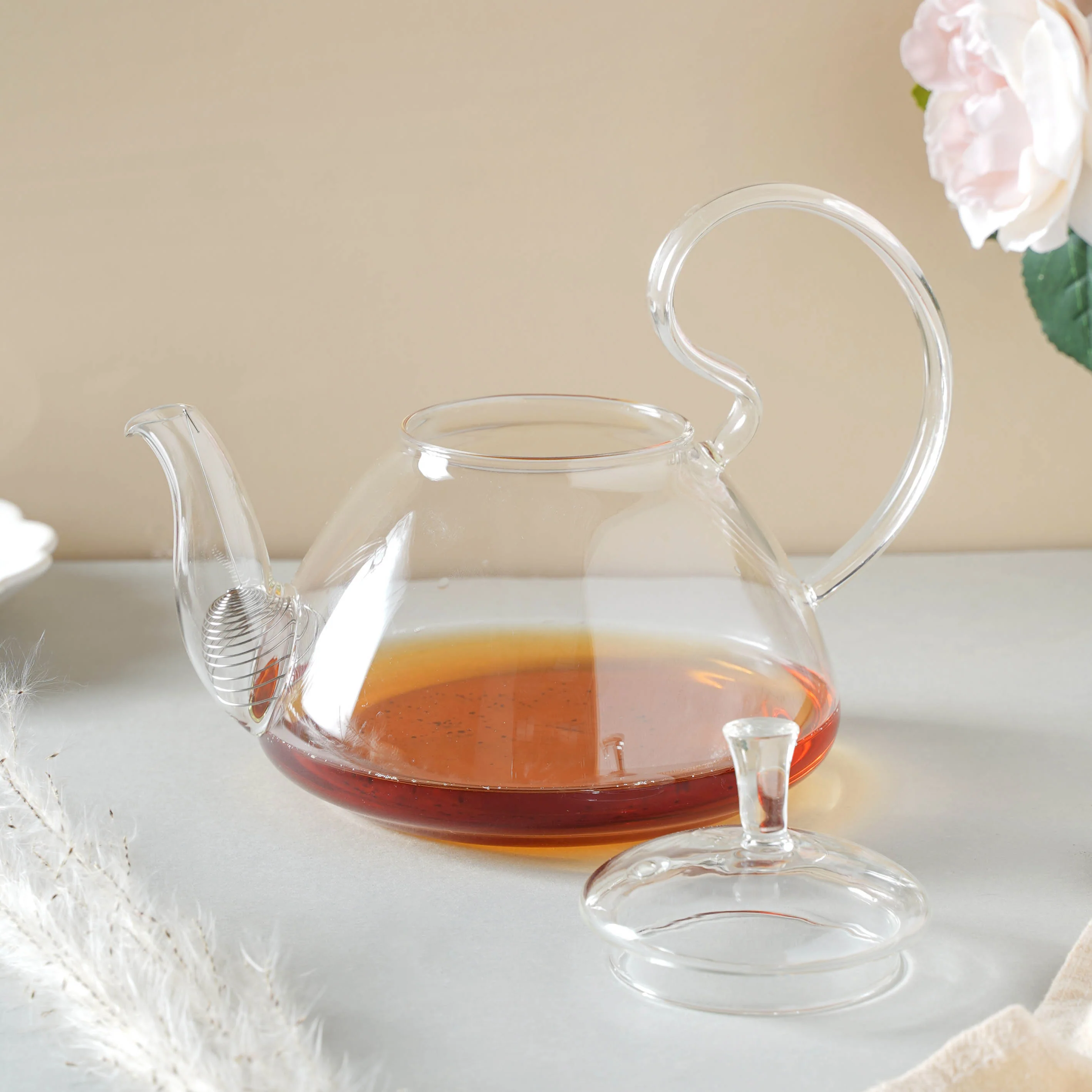 Glass Tea Kettle - Large - Image 11