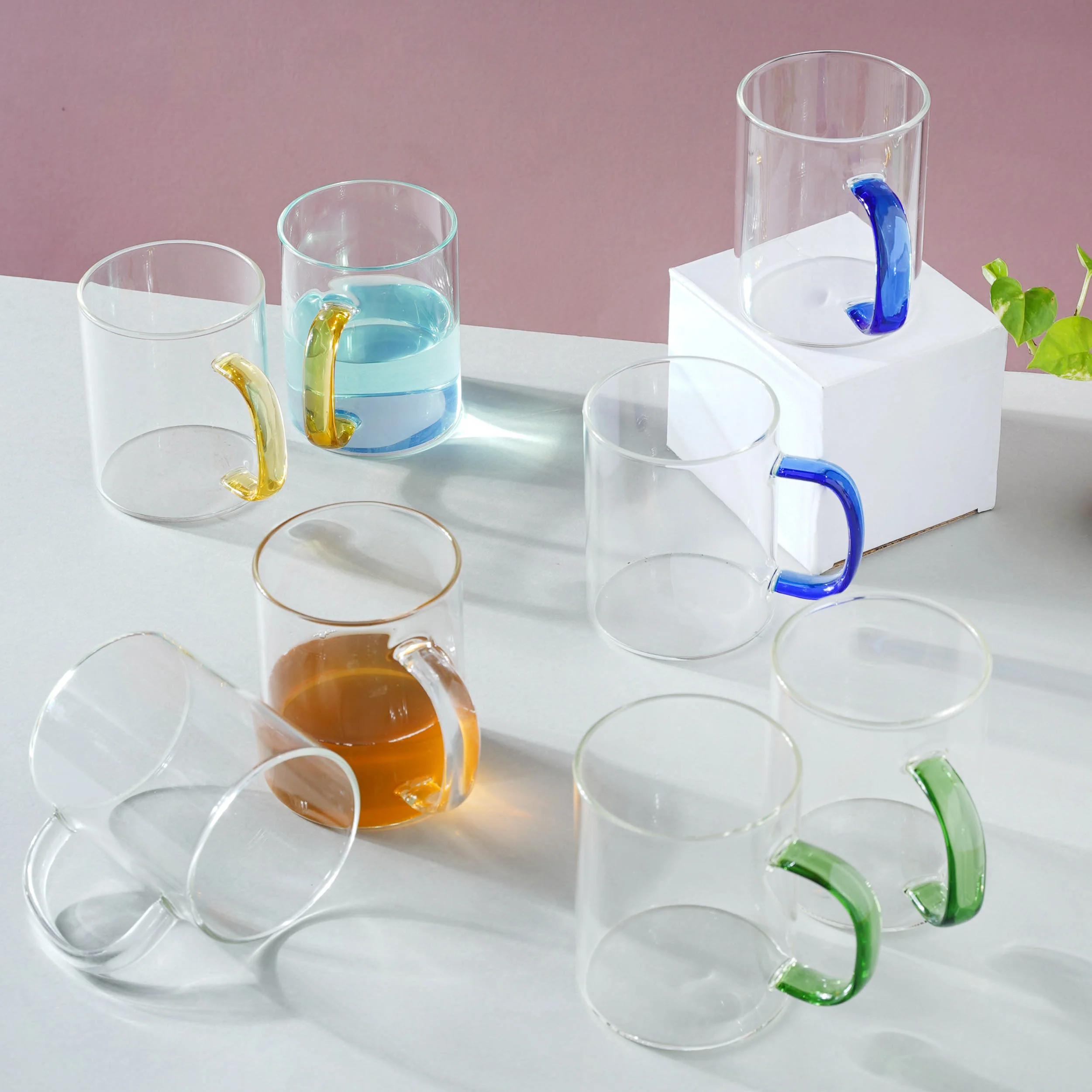 Glass Tea Mug Set of 2 - Image 2
