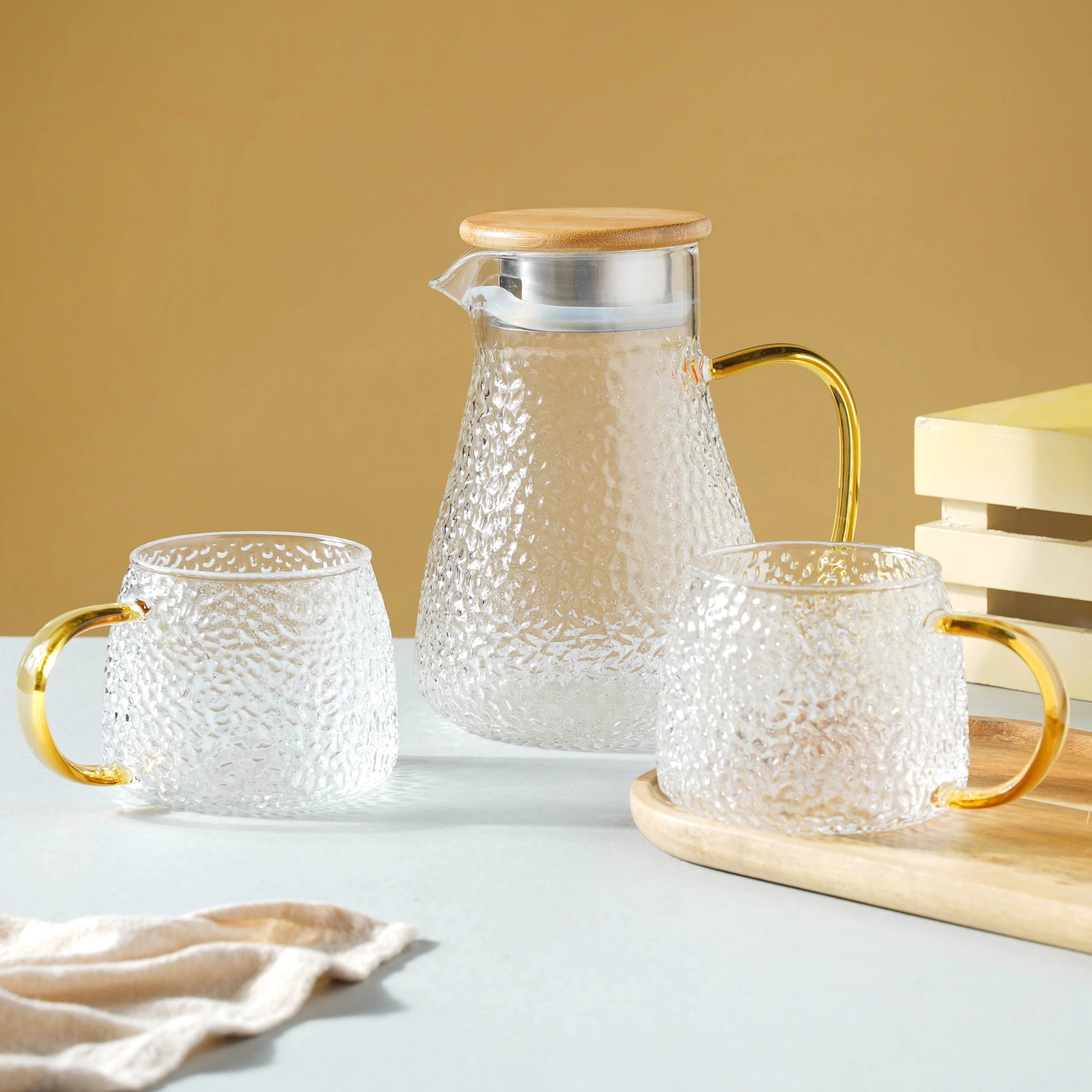 Glass Tea Set With Kettle - Image 9