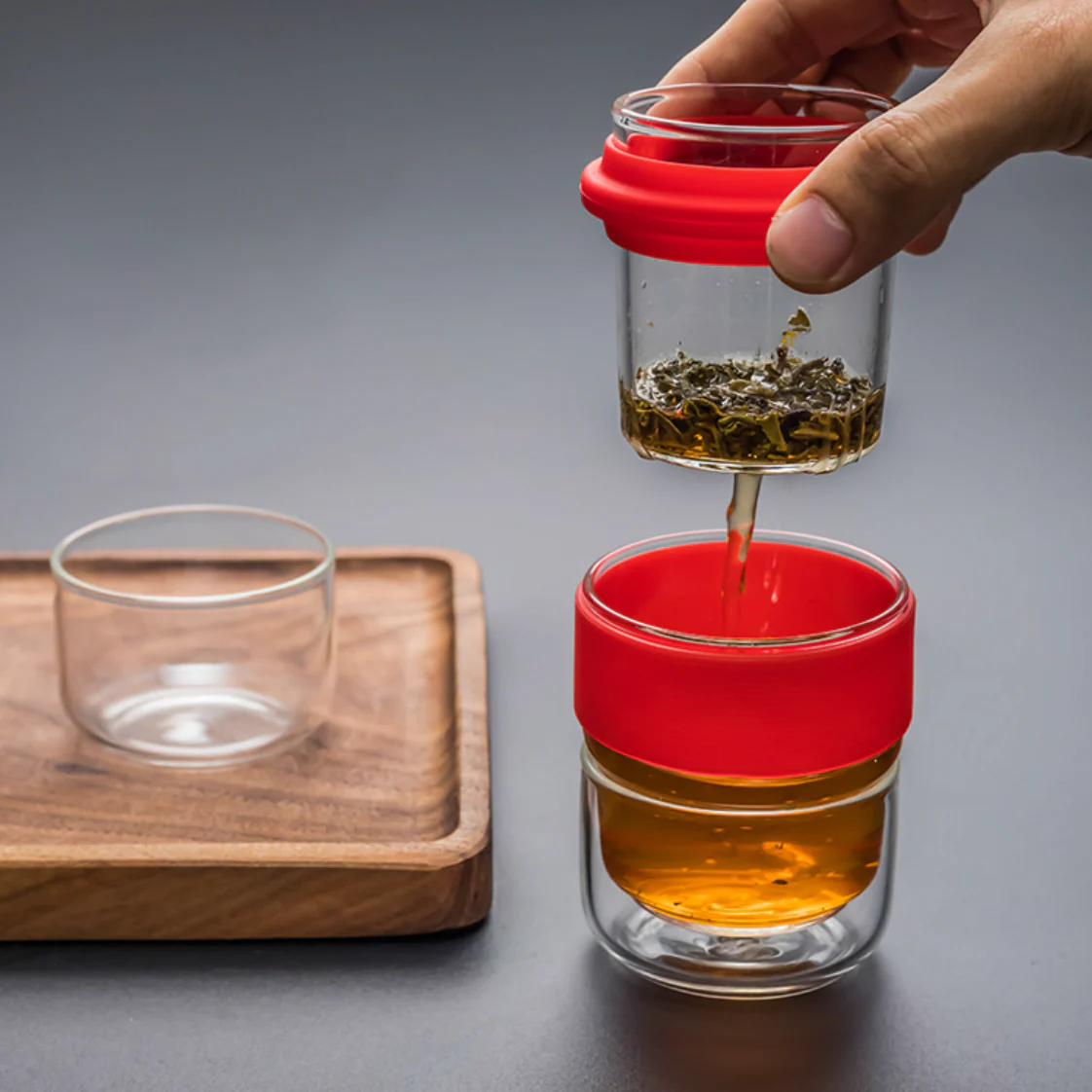 Glass Travel Teapot Set - Image 19