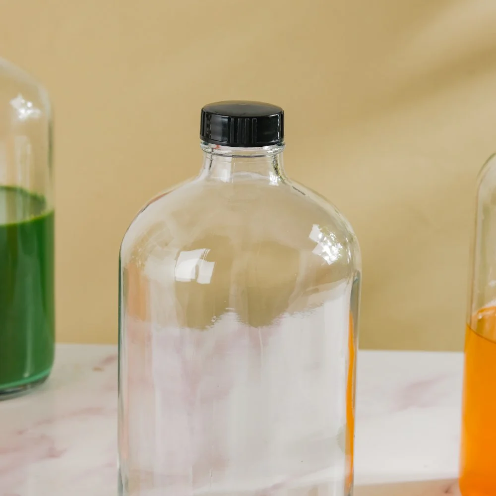 Glass Water Bottle Set Of 4 1 L - Image 7