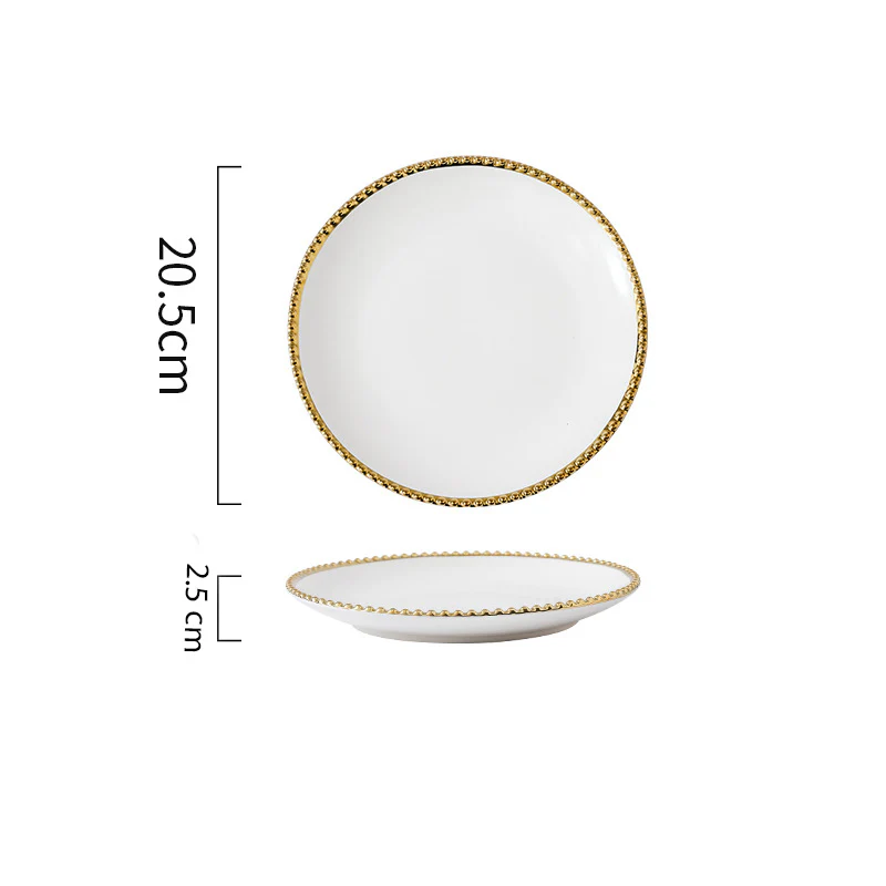 Glazed Ceramic Appetizer Plate - Image 12