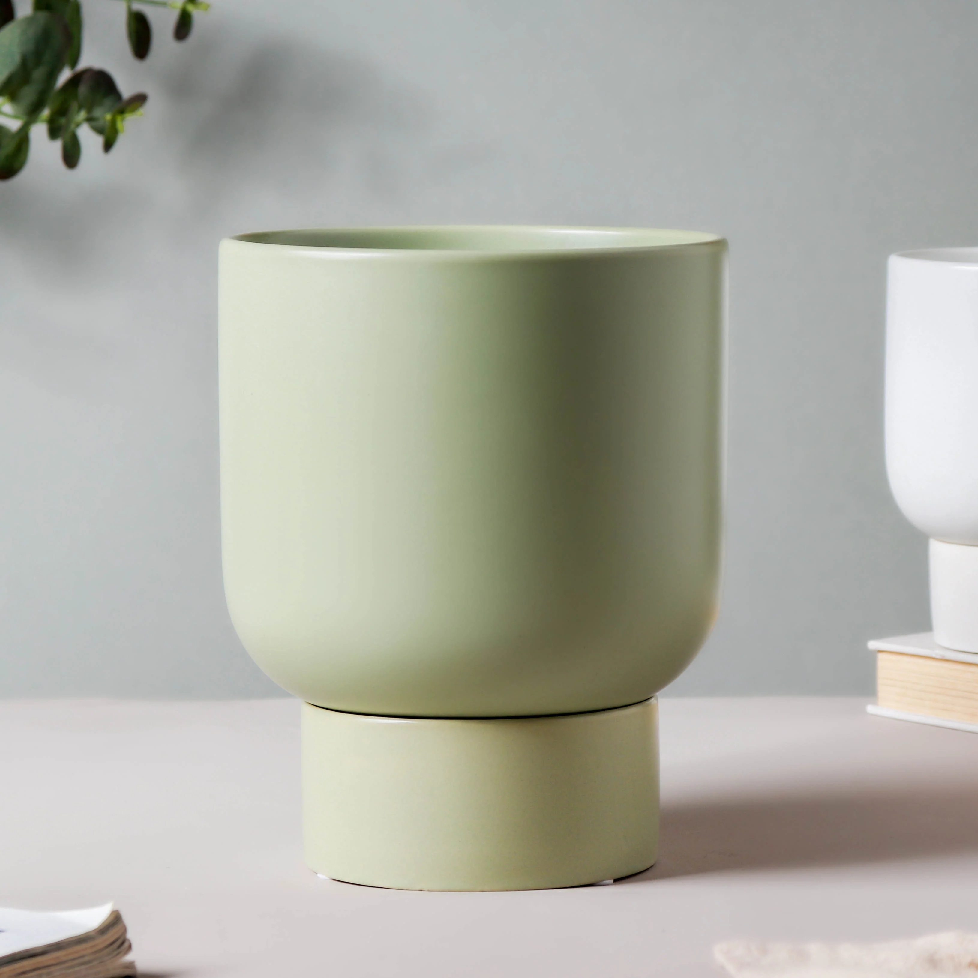 Glazed Flower Planter