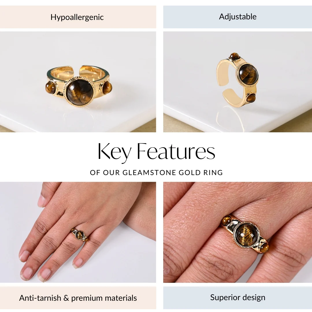 Gleamstone Gold Ring - Image 4