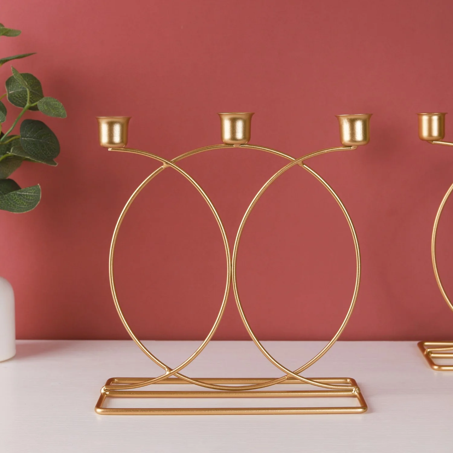 Gold Candle Stand - Image 4