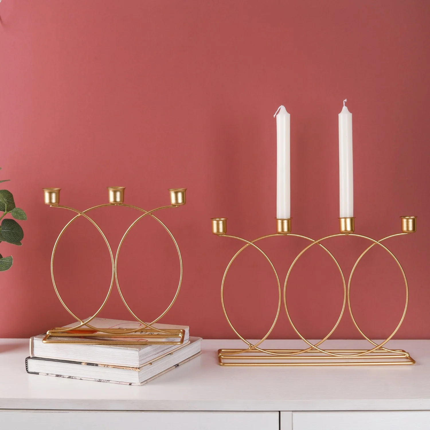 Gold Candle Stand - Image 8