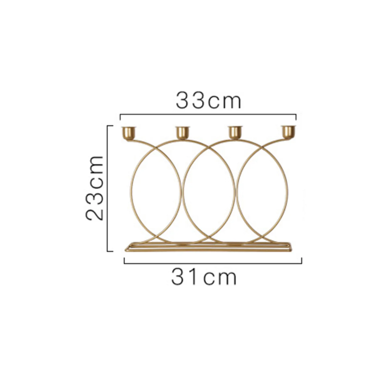 Gold Candle Stand - Image 9