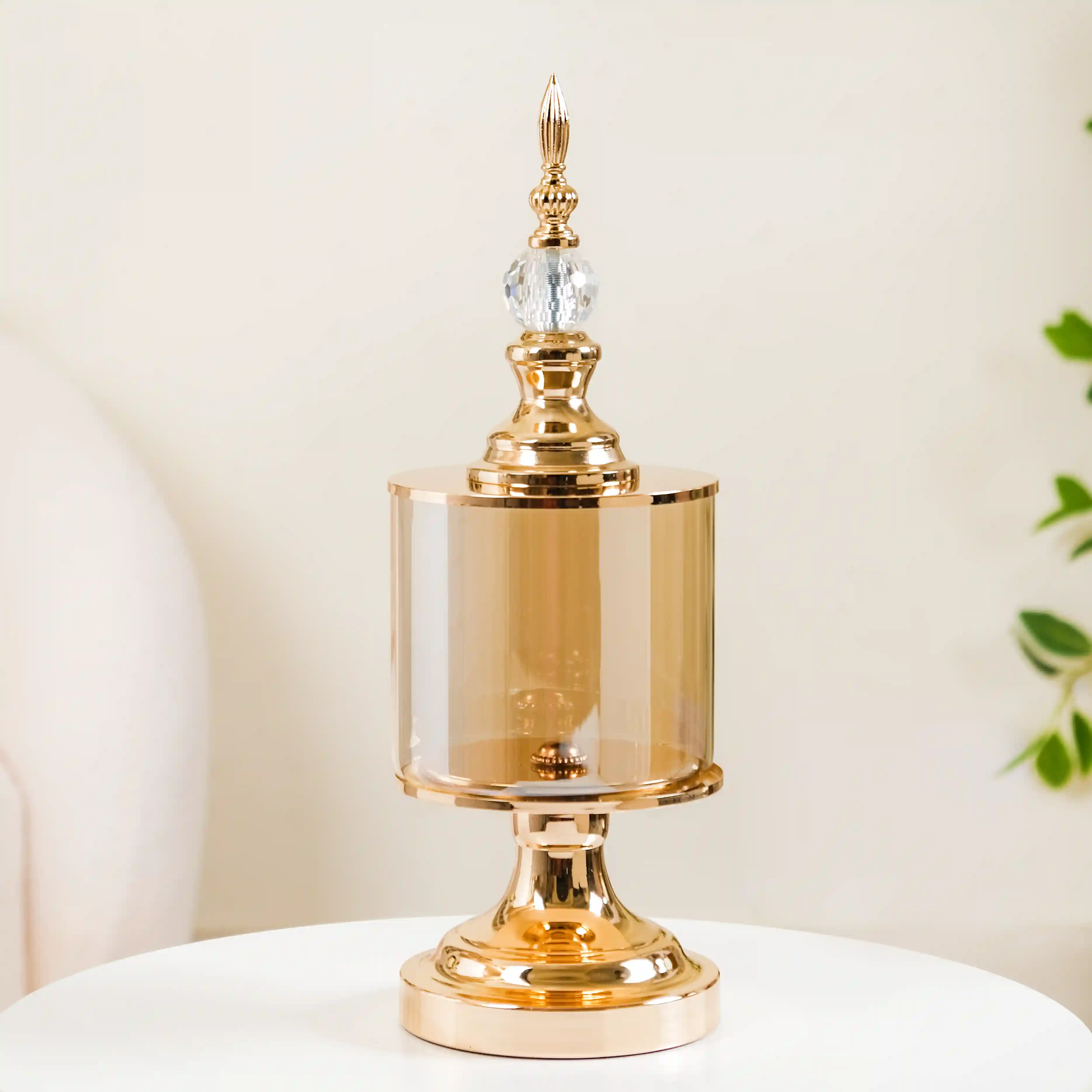 Gold Decor Jars Set Of 2 - Image 3