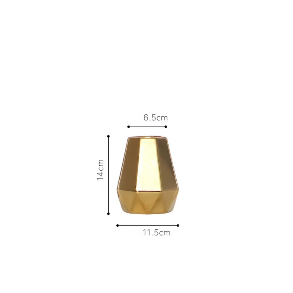 Gold Flower Pot - Image 9