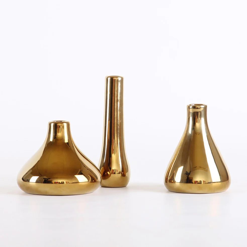 Gold Flower Vase - Image 5