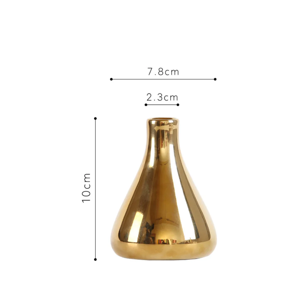 Gold Flower Vase - Image 8