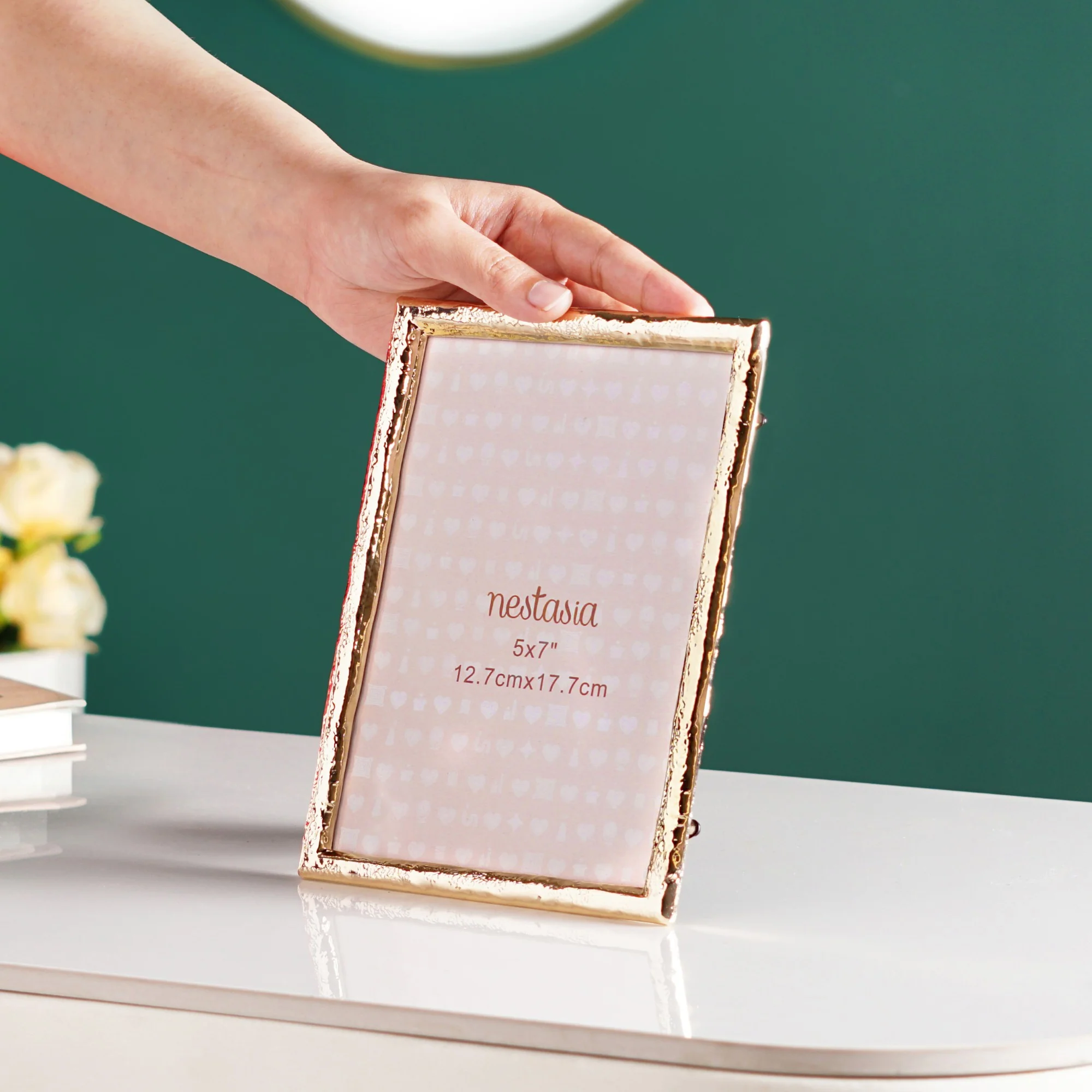 Gold Keepsake Medium Desk Photo Frame 13x18cm - Image 3