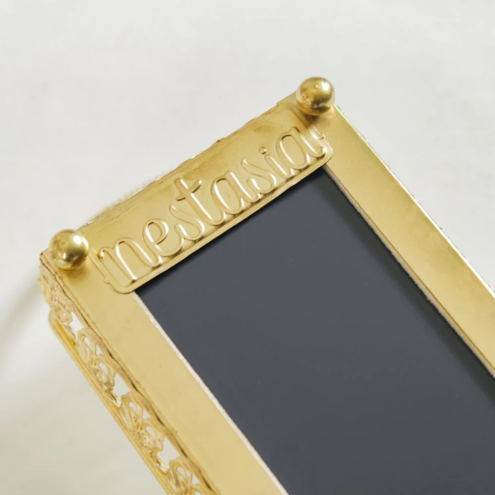 Gold Long Tray With Handles - Image 15
