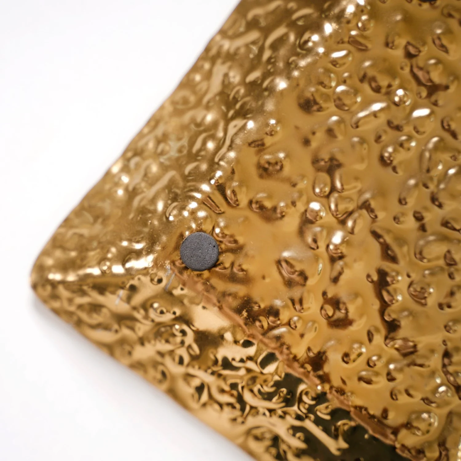 Gold Rectangular Metal Long Tray 16x6 Inch - Image 8