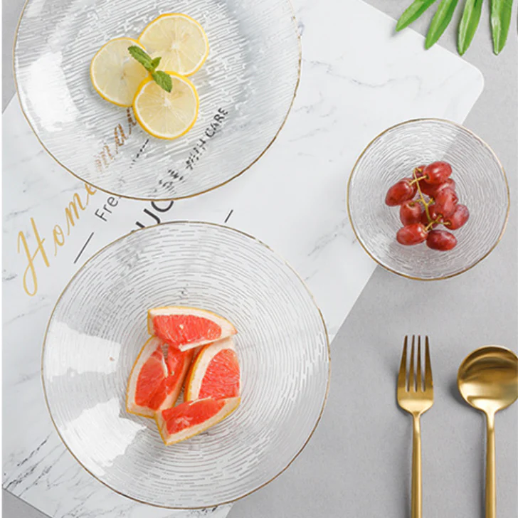 Gold Rimmed Glass Dessert Bowl 100 ml - Image 13