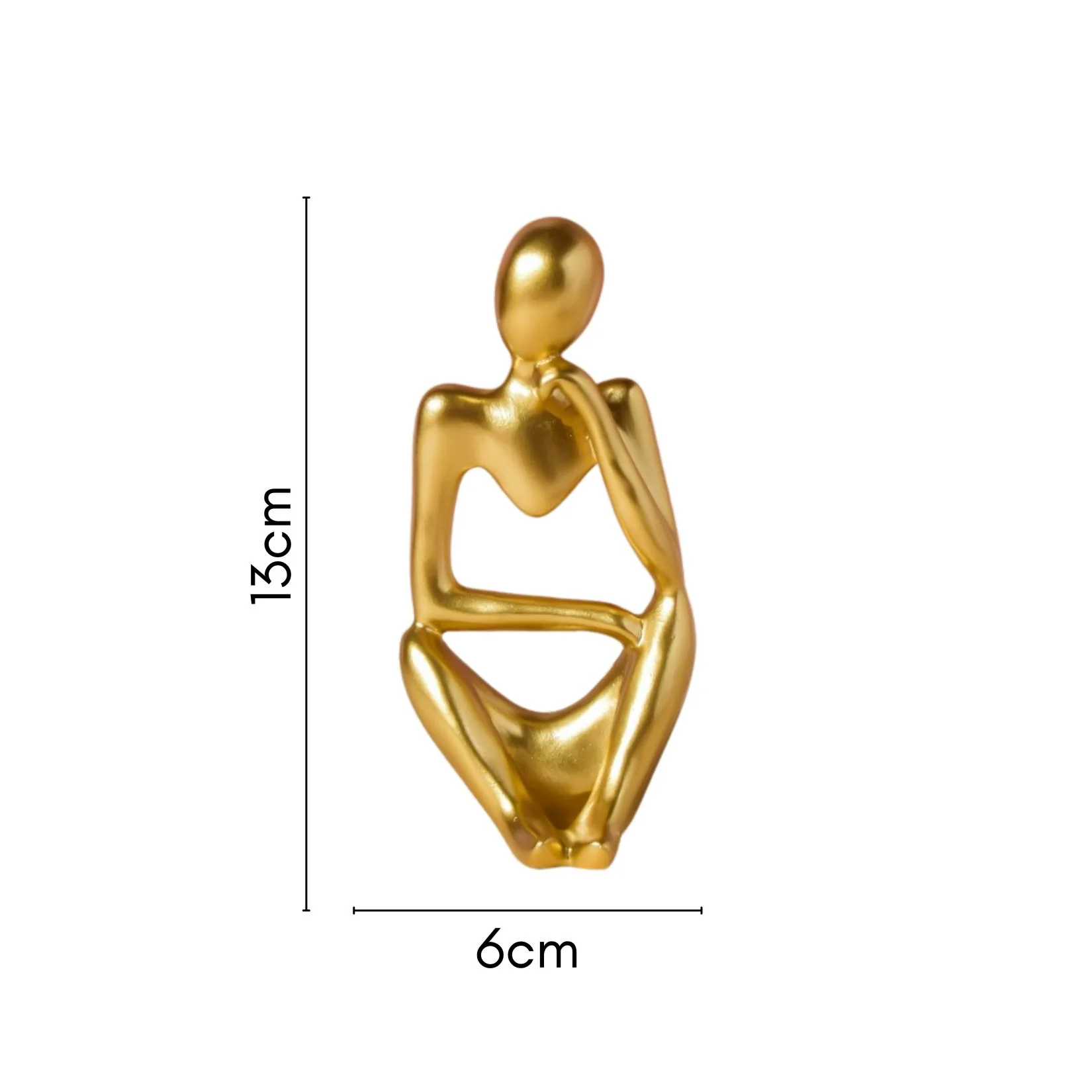 Gold Sitting Showpiece Thinking - Image 8
