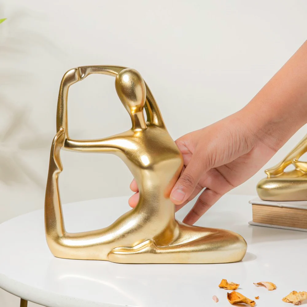 Gold Yoga Showpiece - Image 2