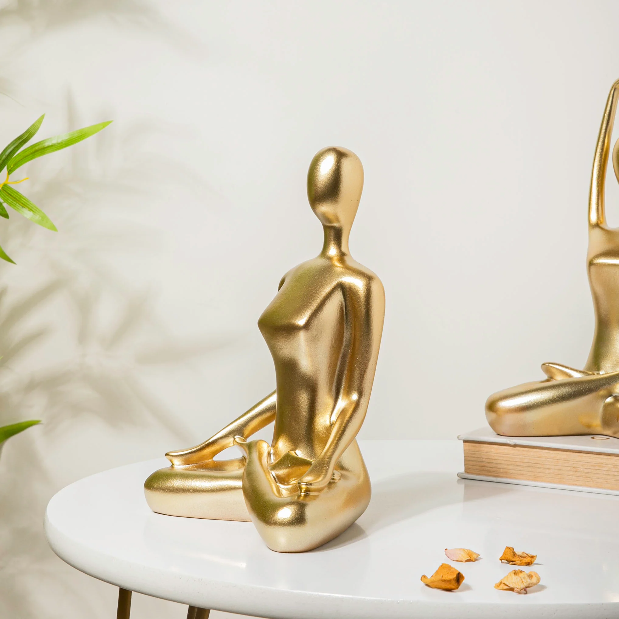 Gold Yoga Showpiece Meditation - Image 3